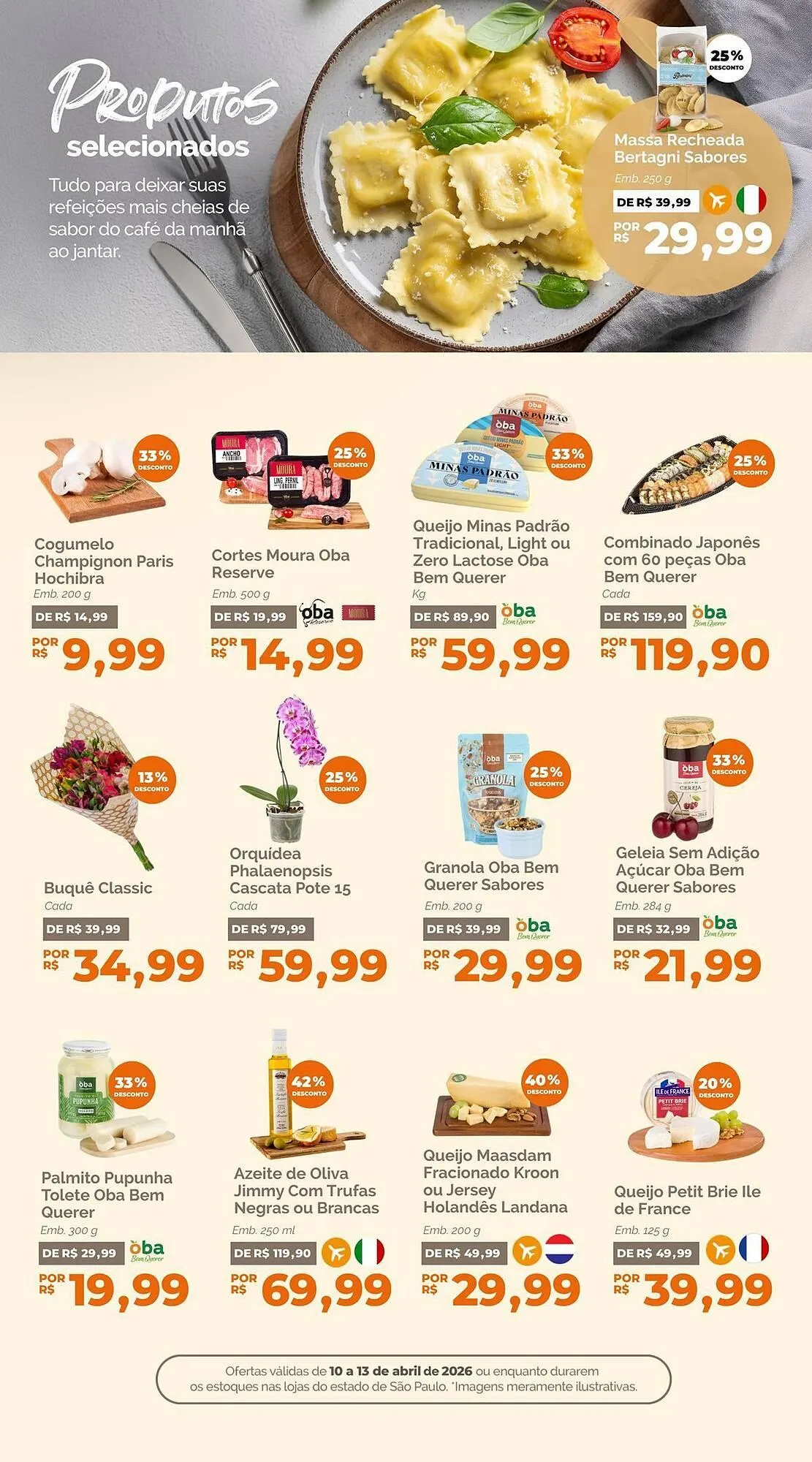 Encarte de Folheto Oba Hortifruti 10 de abril até 13 de abril 2026 - Pagina 4
