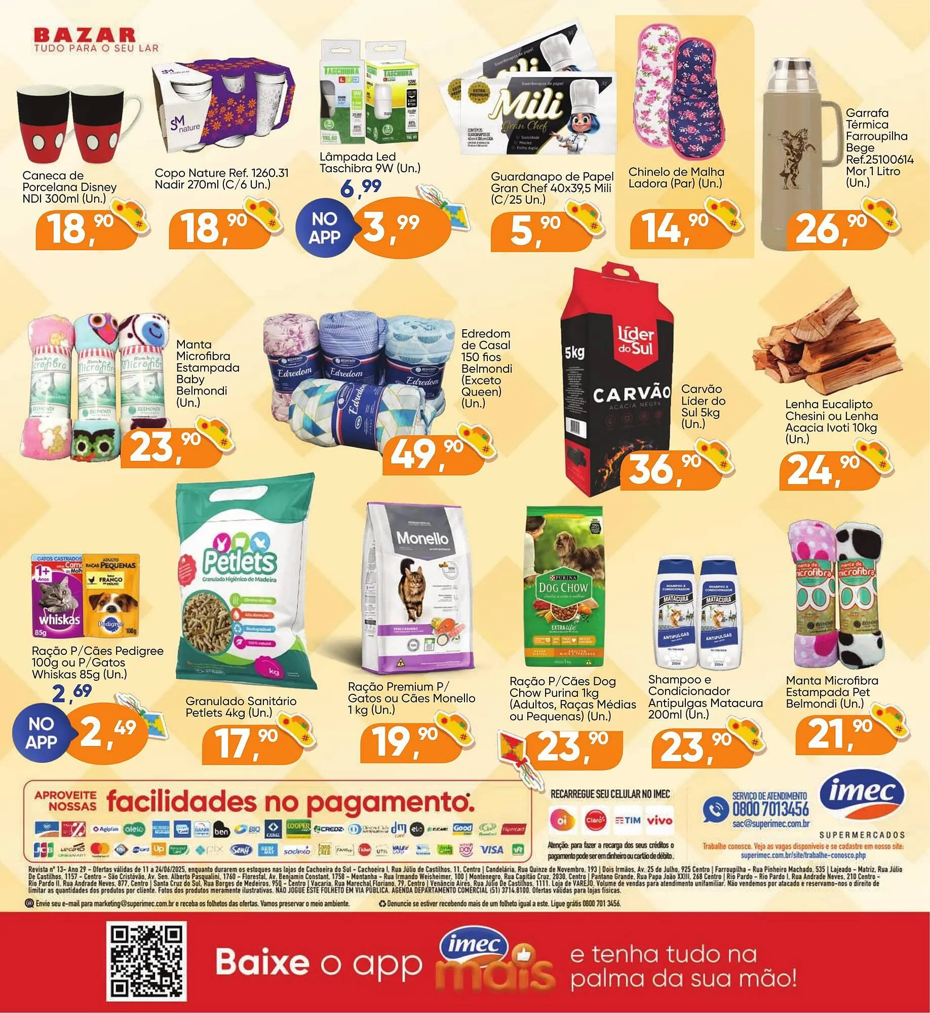 Encarte de Catálogo Imec Supermercados 11 de junho até 24 de junho 2025 - Pagina 16