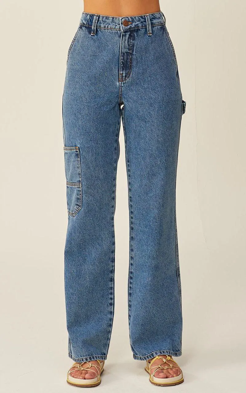 Calça Jeans Feminina Wide Leg - INDIGO