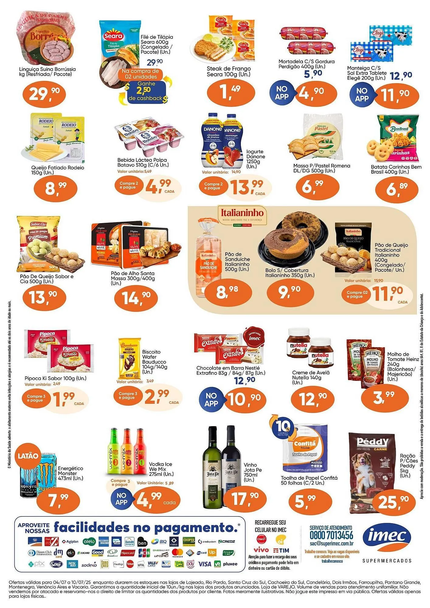 Encarte de Catálogo Imec Supermercados 3 de julho até 10 de julho 2025 - Pagina 2