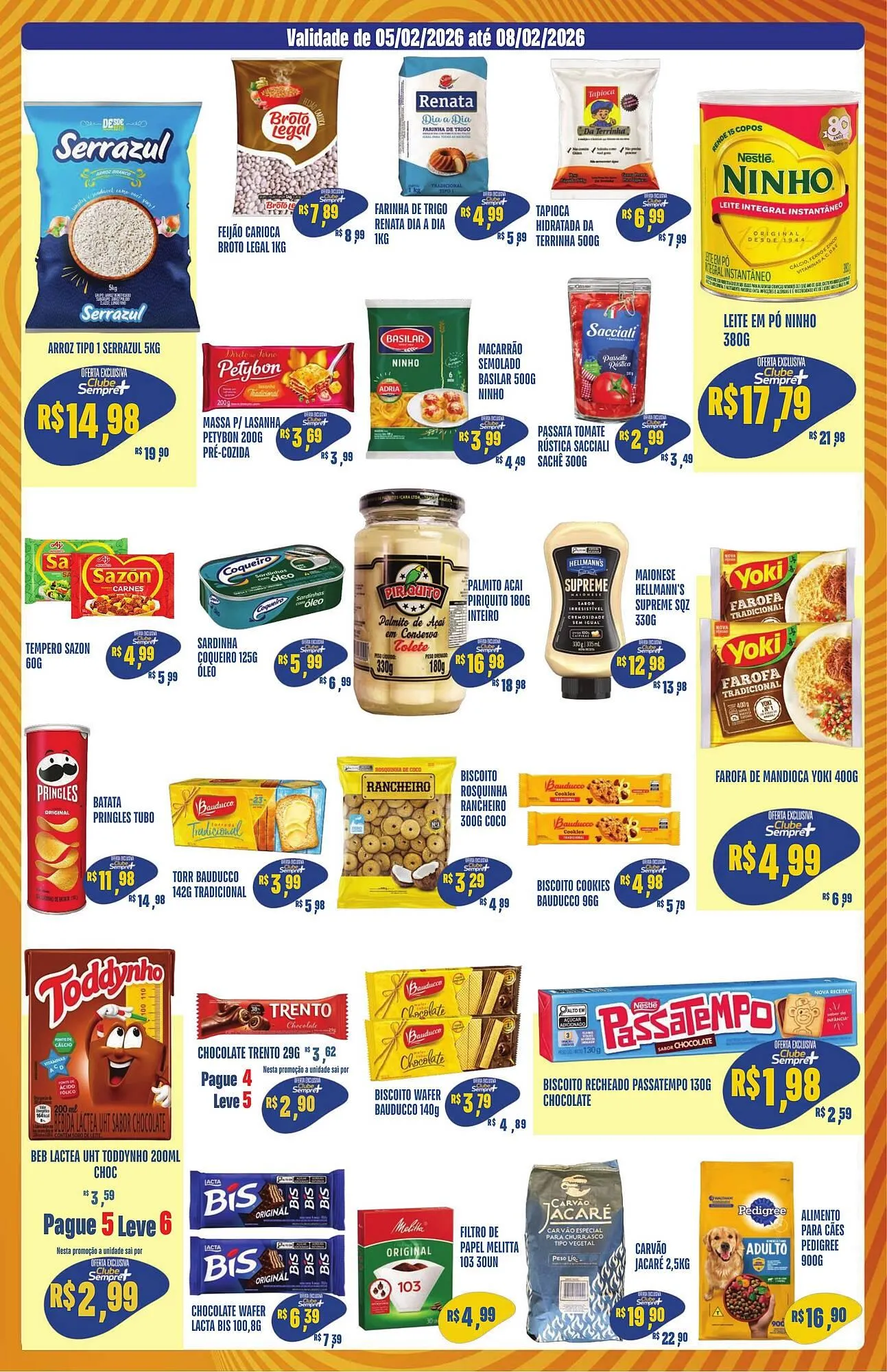 Encarte de Catálogo Sempre Vale Supermercados 5 de fevereiro até 8 de fevereiro 2026 - Pagina 3
