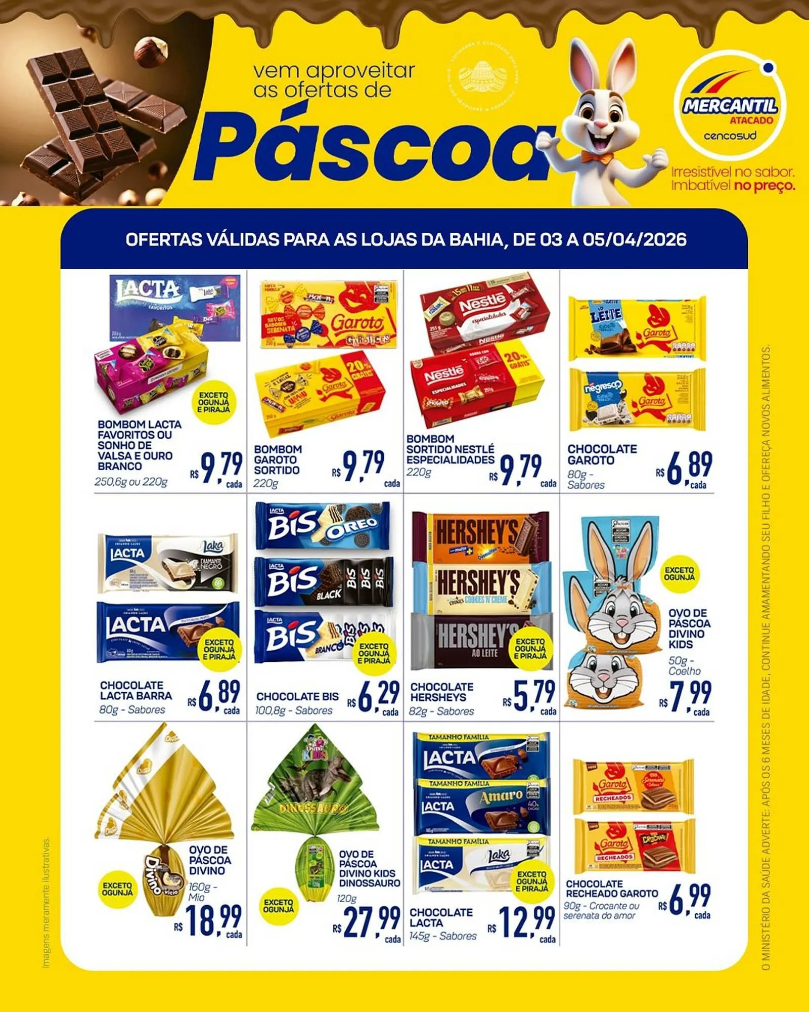 Encarte de Folheto Mercantil Rodrigues 3 de abril até 5 de abril 2026 - Pagina 1