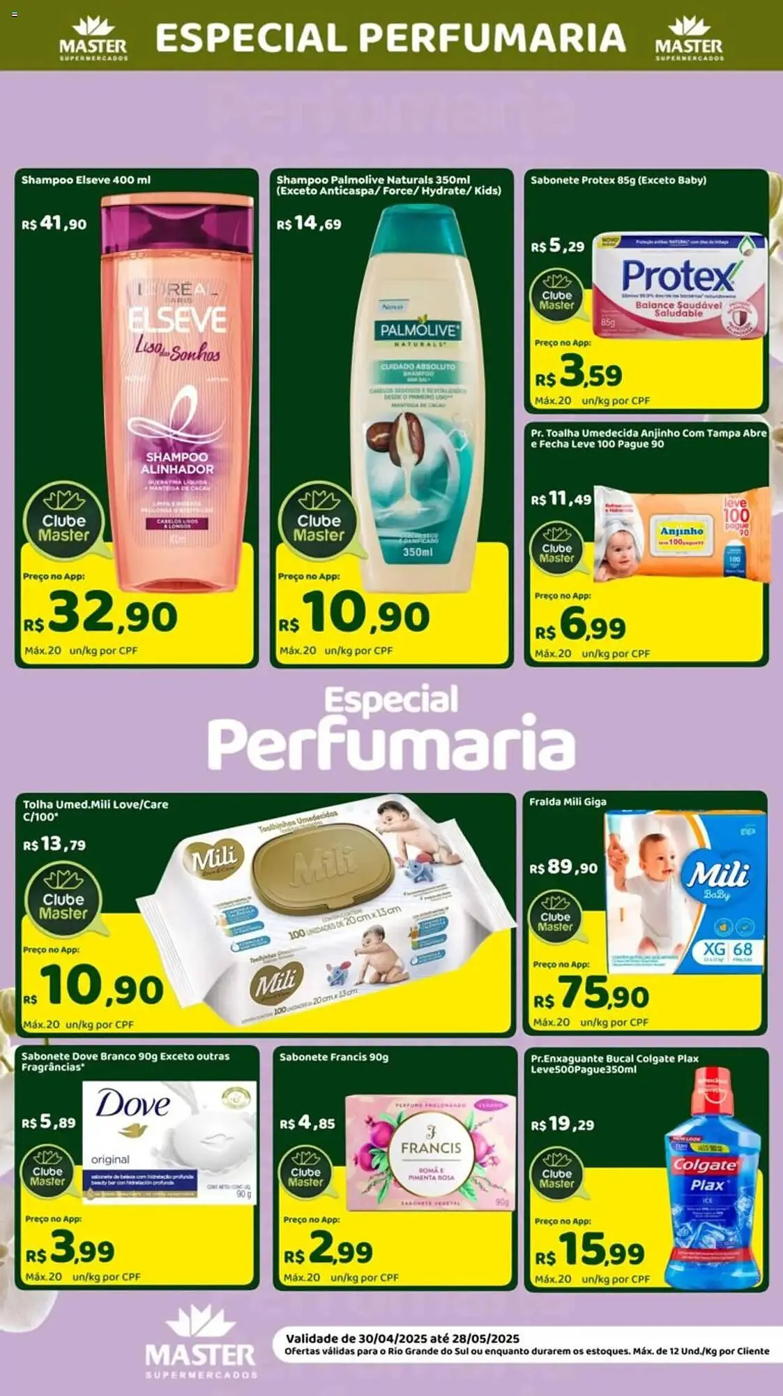 Encarte de Catálogo Master Supermercados 30 de abril até 28 de maio 2025 - Pagina 3