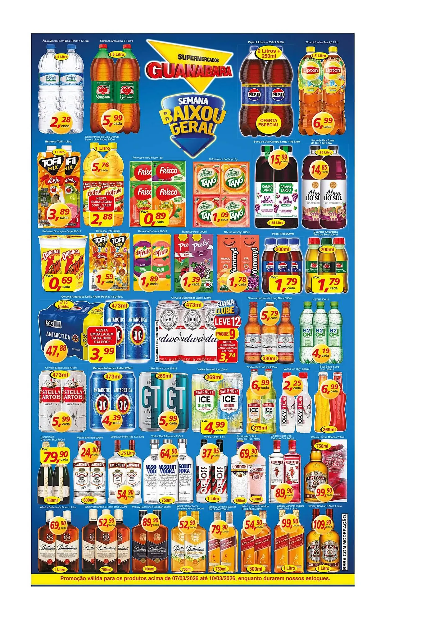 Encarte de Encarte Supermercados Guanabara 7 de março até 10 de março 2026 - Pagina 7