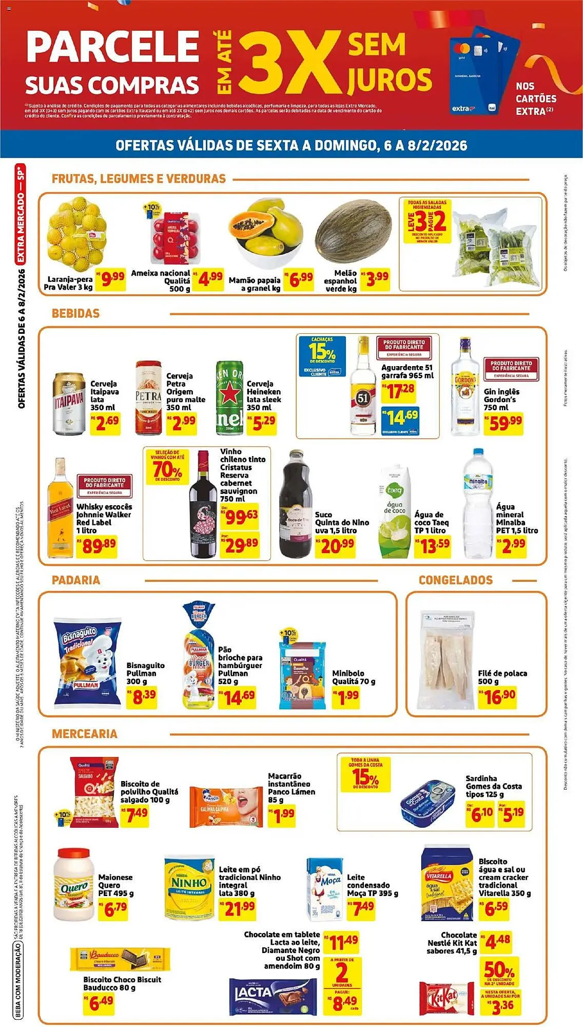 Encarte de Encarte Mercado Extra 6 de fevereiro até 8 de fevereiro 2026 - Pagina 2