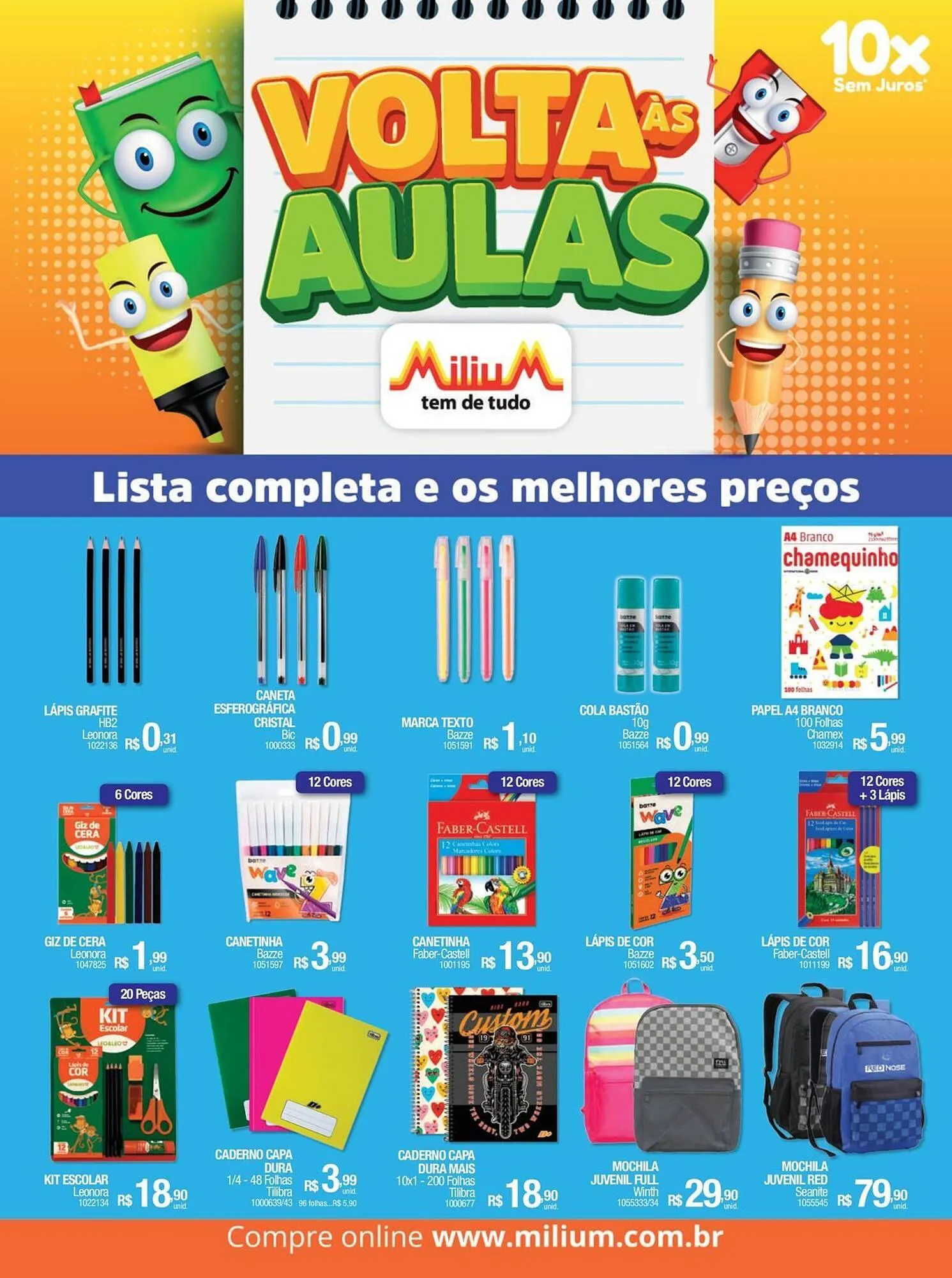 Encarte de Catálogo Milium 7 de janeiro até 4 de março 2026 - Pagina 1
