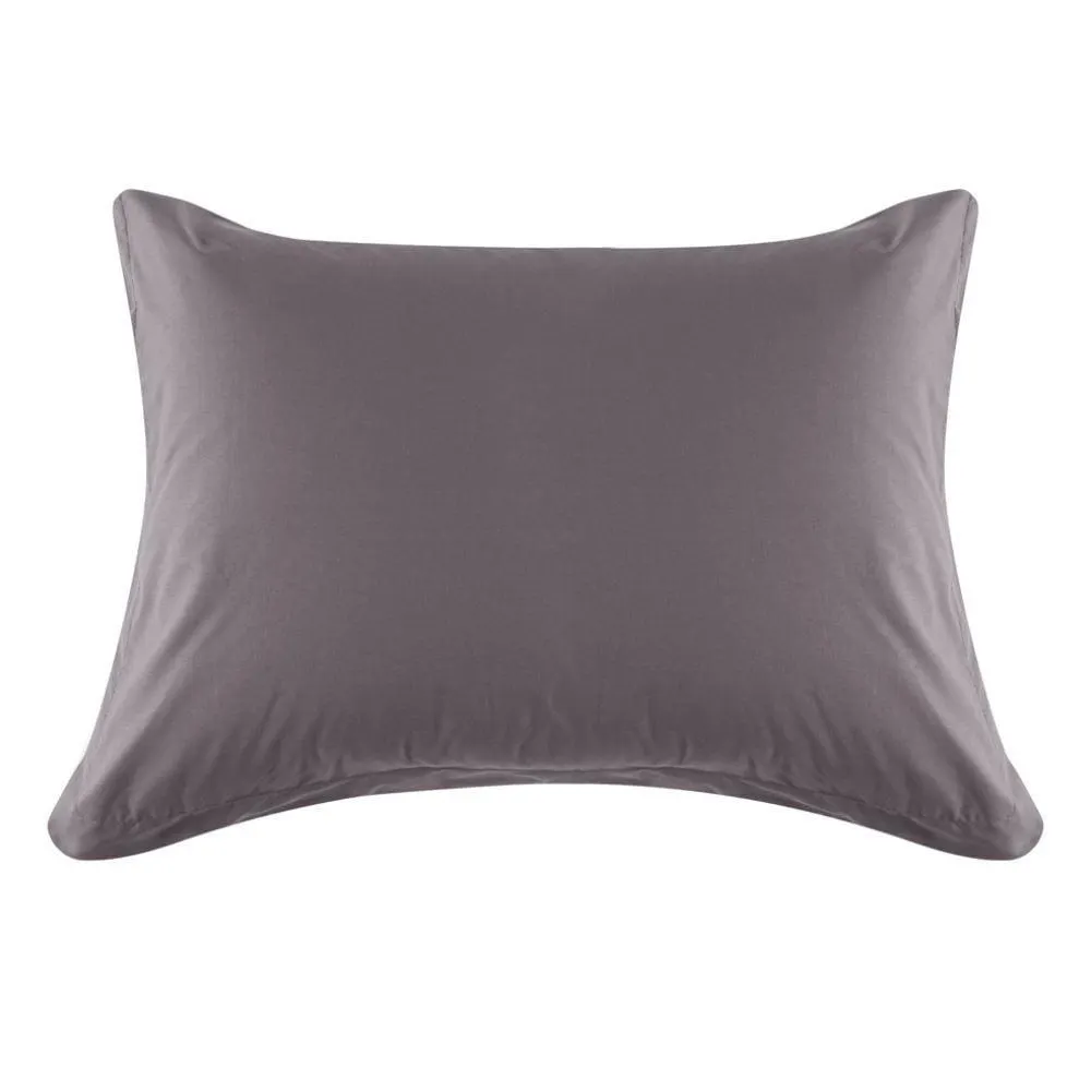 Fronha Avulsa Percal 100% Algodão Buona Fortuna - Cinza