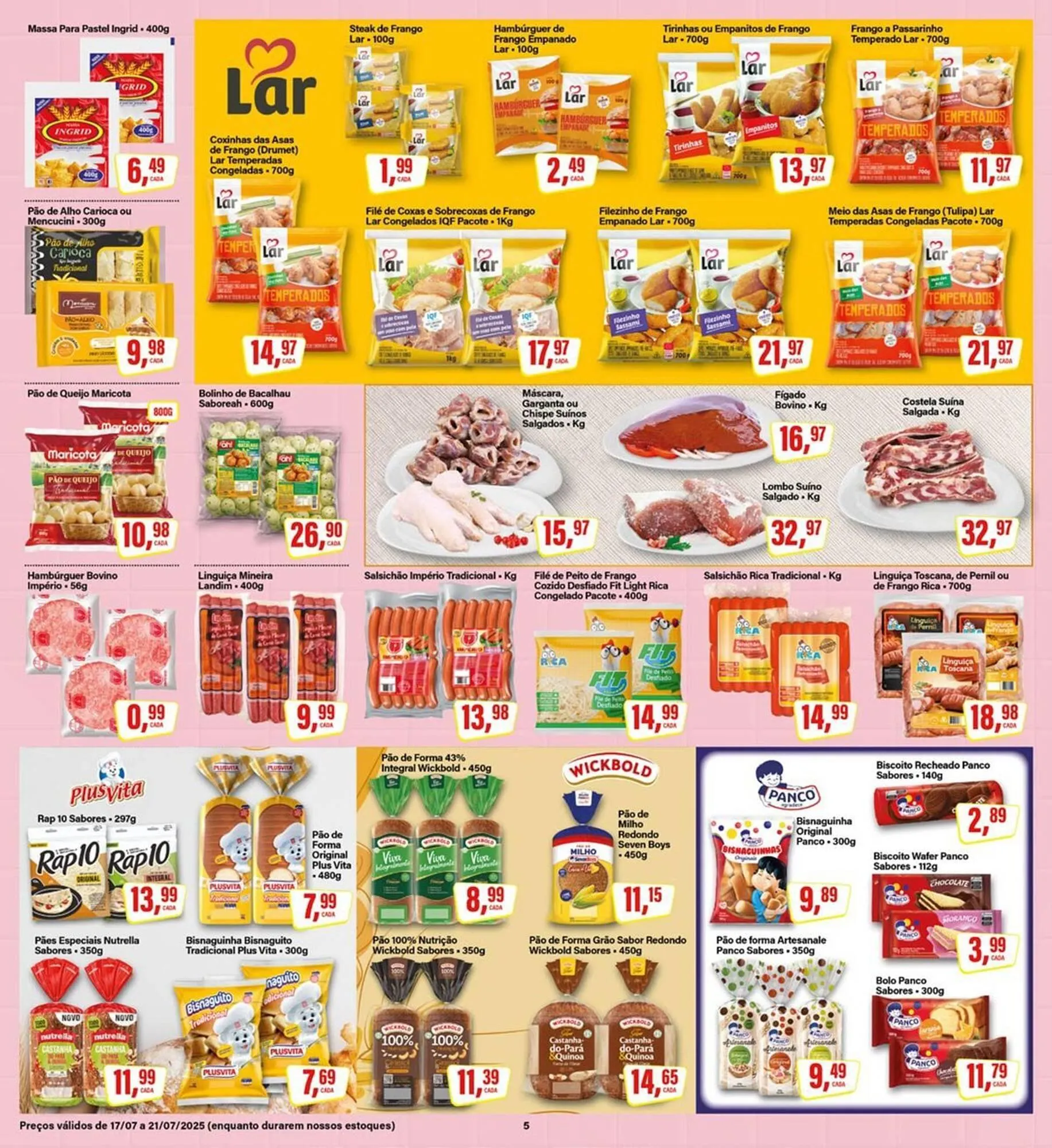 Encarte de Catálogo Rede Supermarket 17 de julho até 21 de julho 2025 - Pagina 5