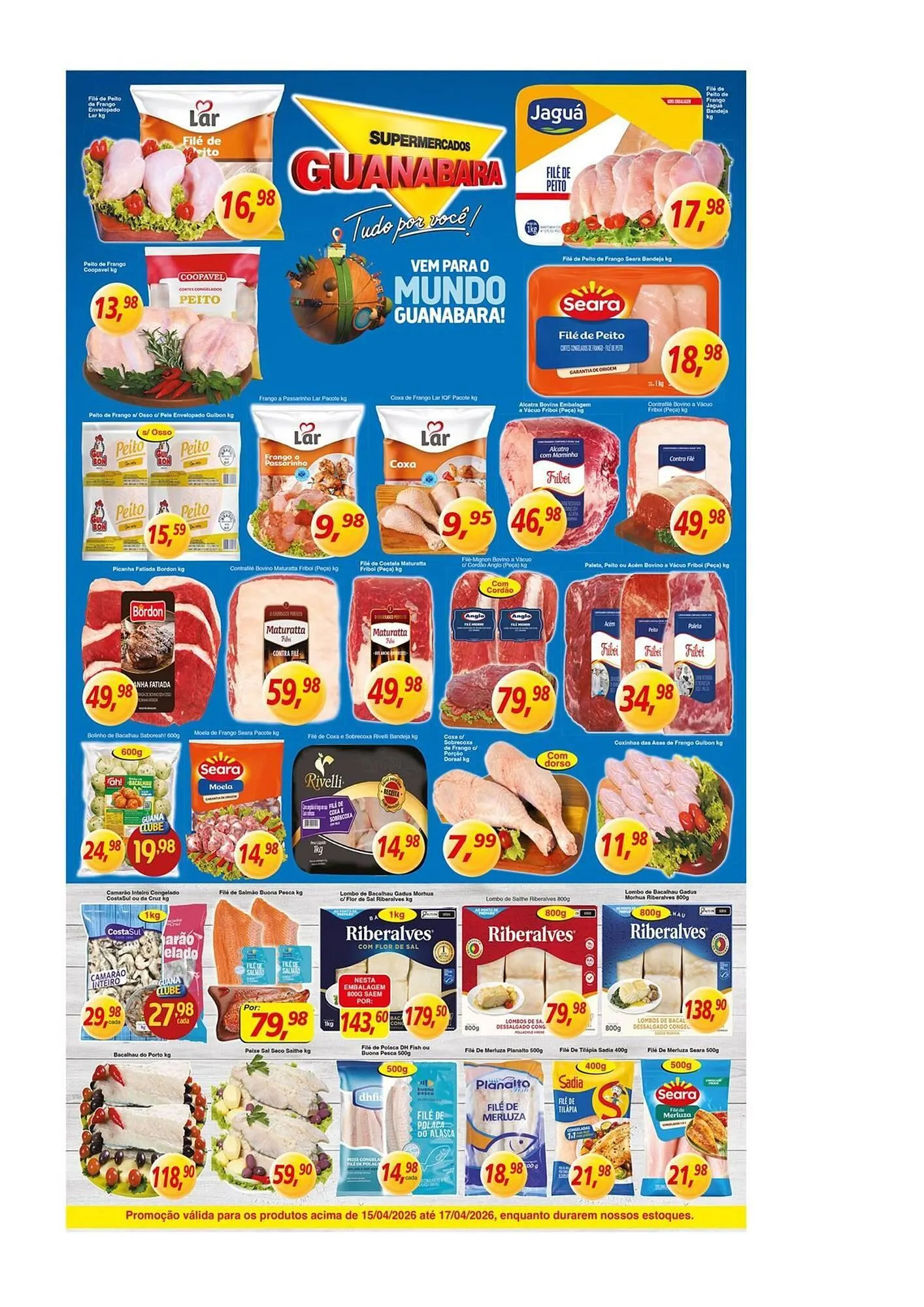 Encarte de Encarte Supermercados Guanabara 15 de abril até 17 de abril 2026 - Pagina 7