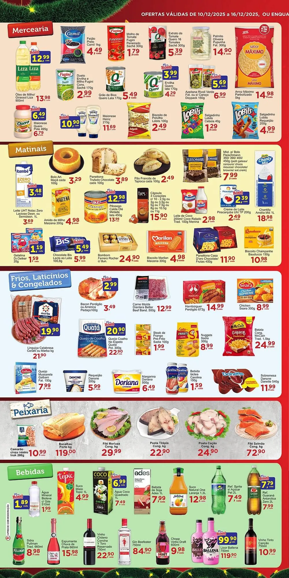 Encarte de Folheto Rossi Supermercado 10 de dezembro até 16 de dezembro 2025 - Pagina 2