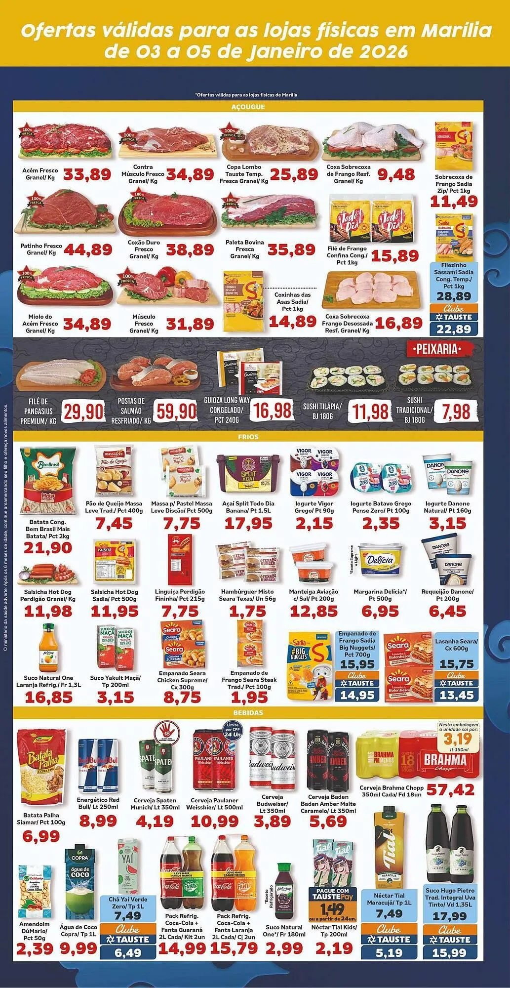 Encarte de Catálogo Supermercados Tauste 3 de janeiro até 15 de janeiro 2026 - Pagina 4