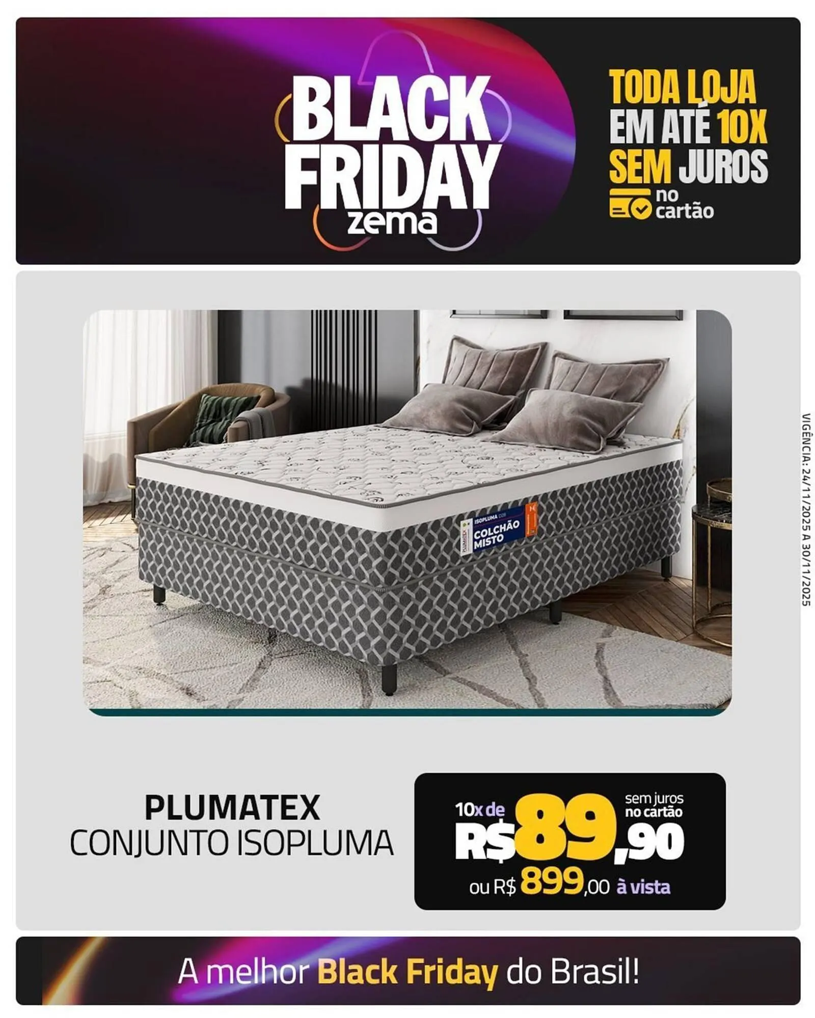 Encarte de Folheto Zema 24 de novembro até 30 de novembro 2025 - Pagina 1