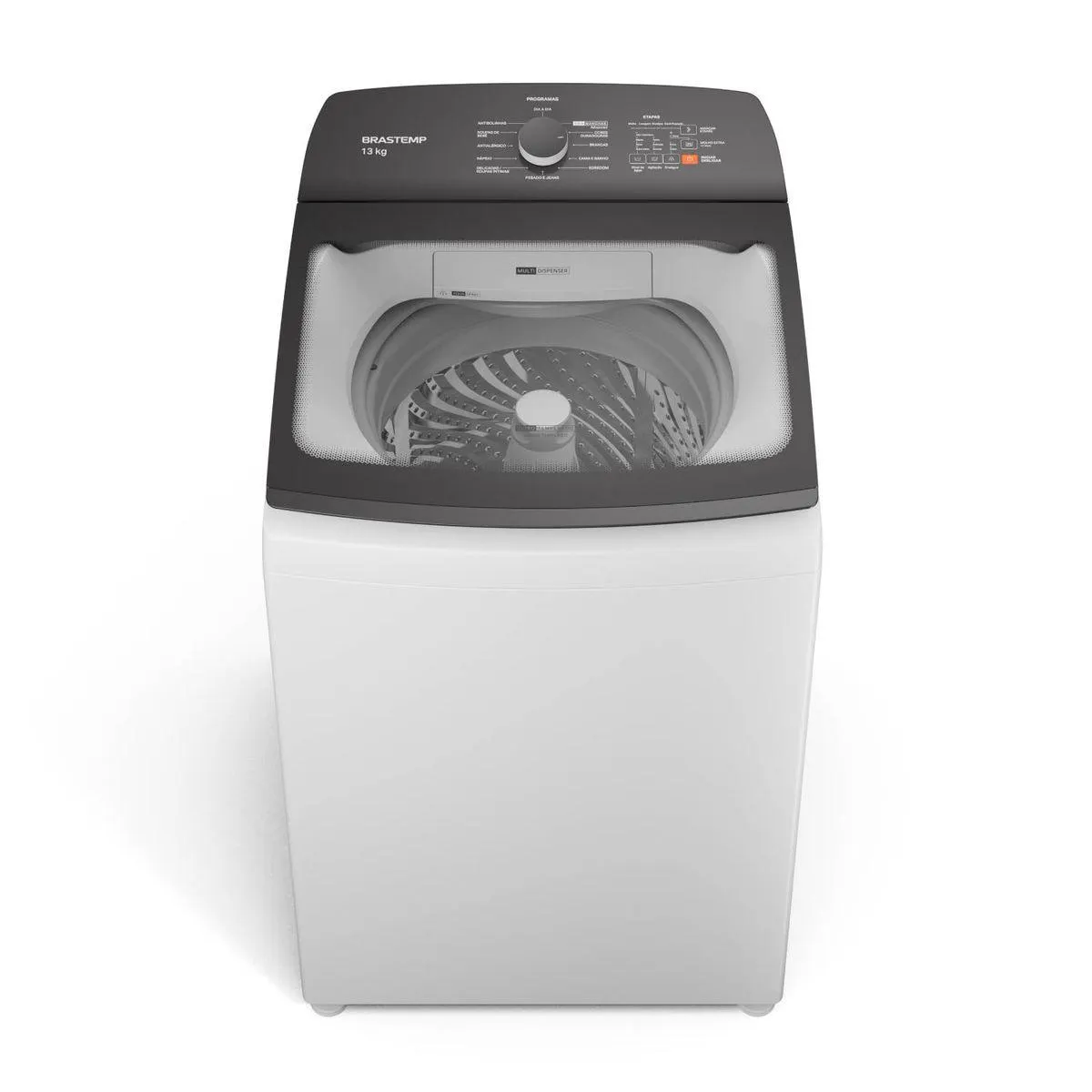 Máquina de Lavar Brastemp 13Kg Branca com Ciclo Tira Manchas Advanced e Ciclo Antibolinha - BWK13AB