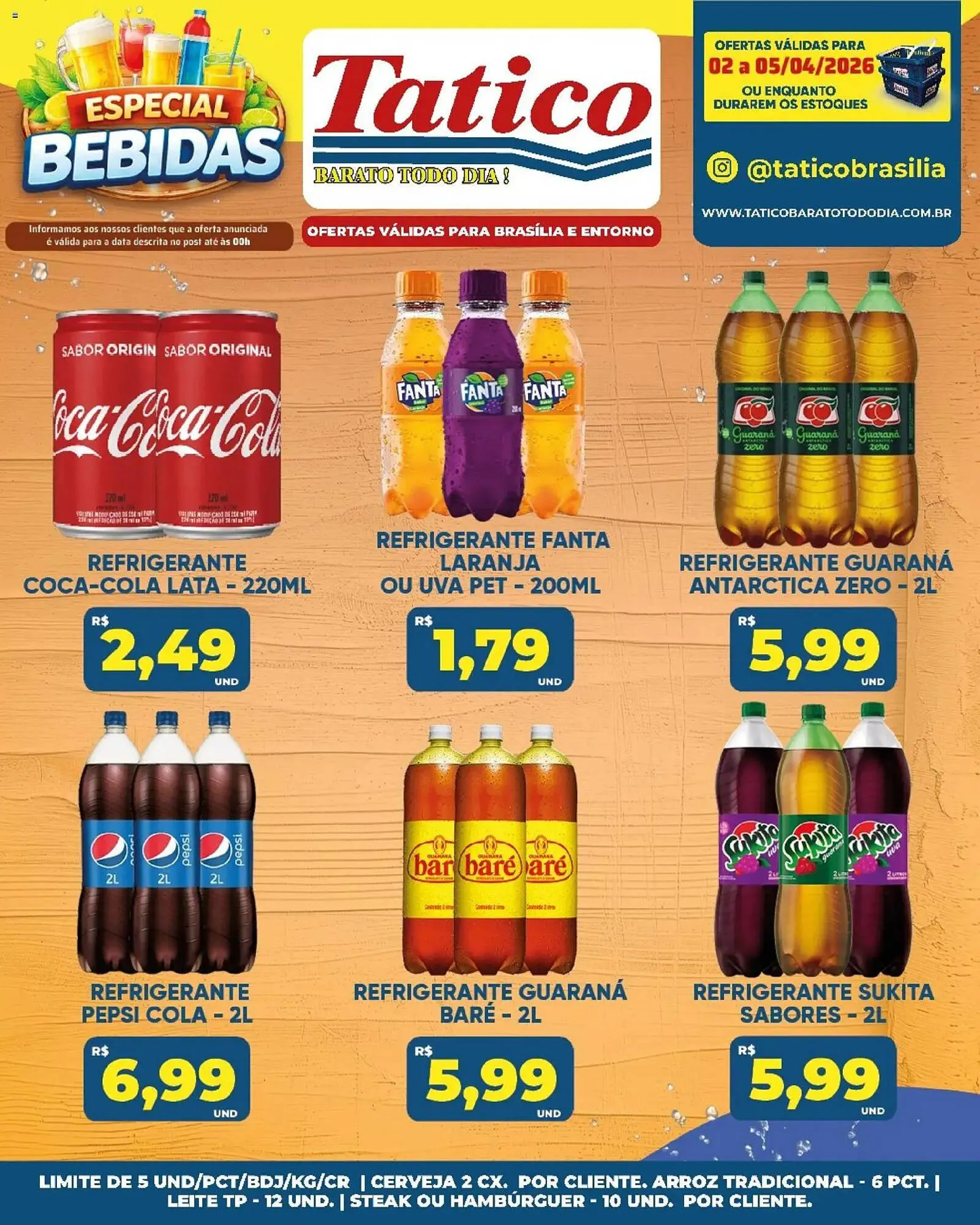 Encarte de Tabloide Tatico 2 de abril até 5 de abril 2026 - Pagina 2