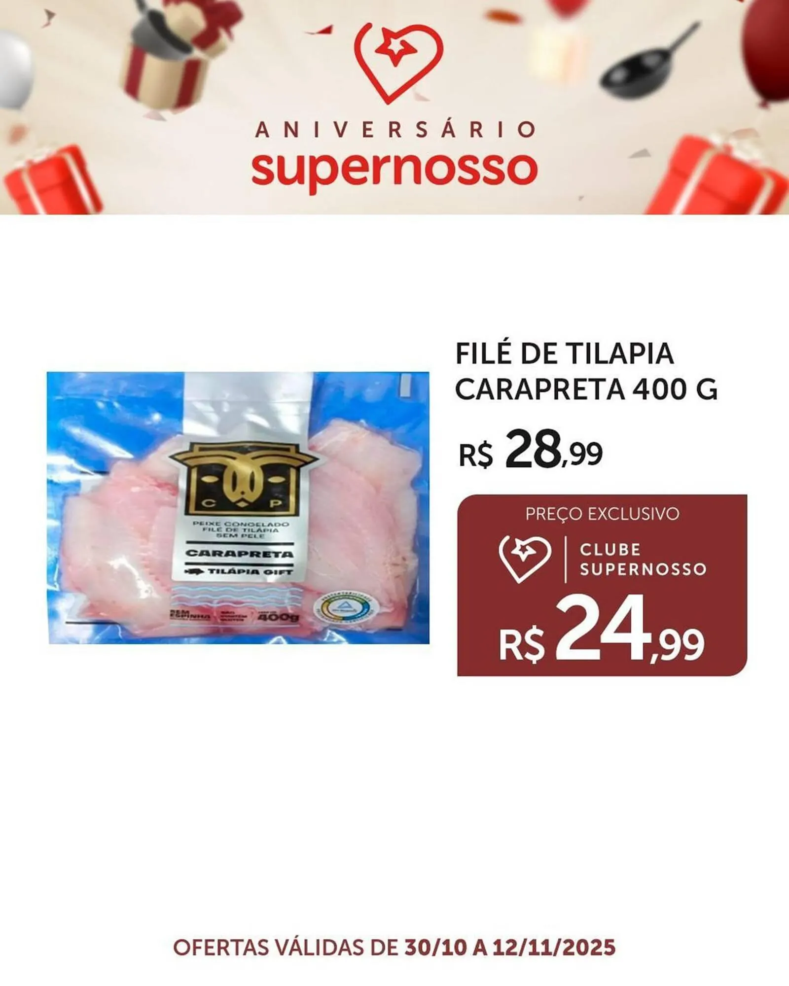 Encarte de Folheto Super Nosso 30 de outubro até 12 de novembro 2025 - Pagina 1