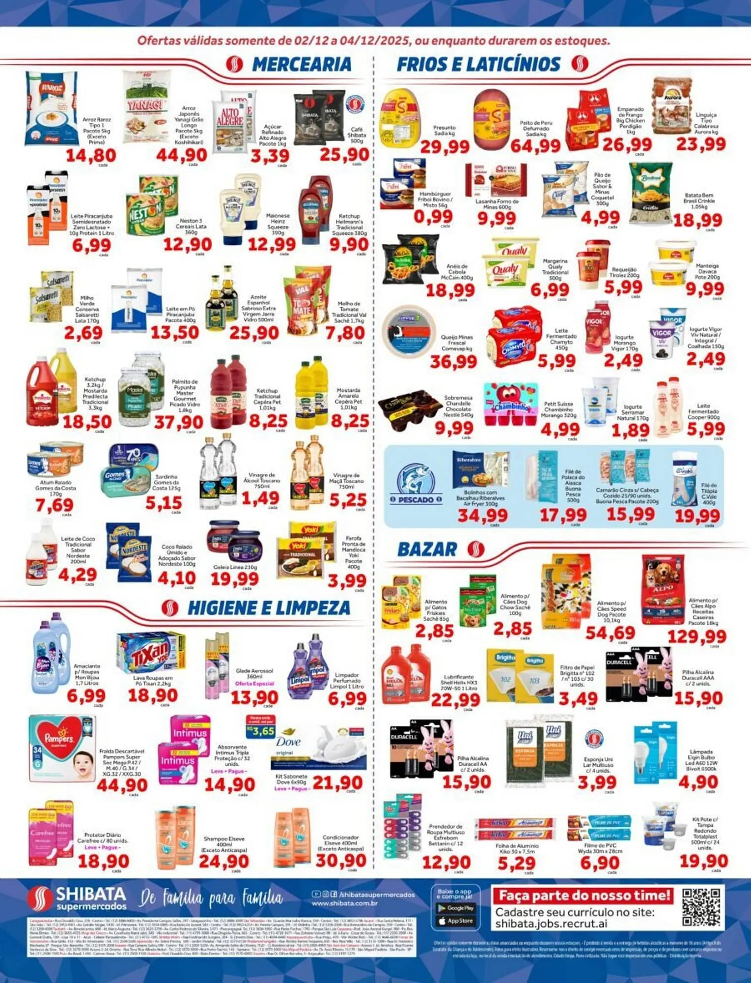 Encarte de Folheto Shibata Supermercados 1 de dezembro até 4 de dezembro 2025 - Pagina 2