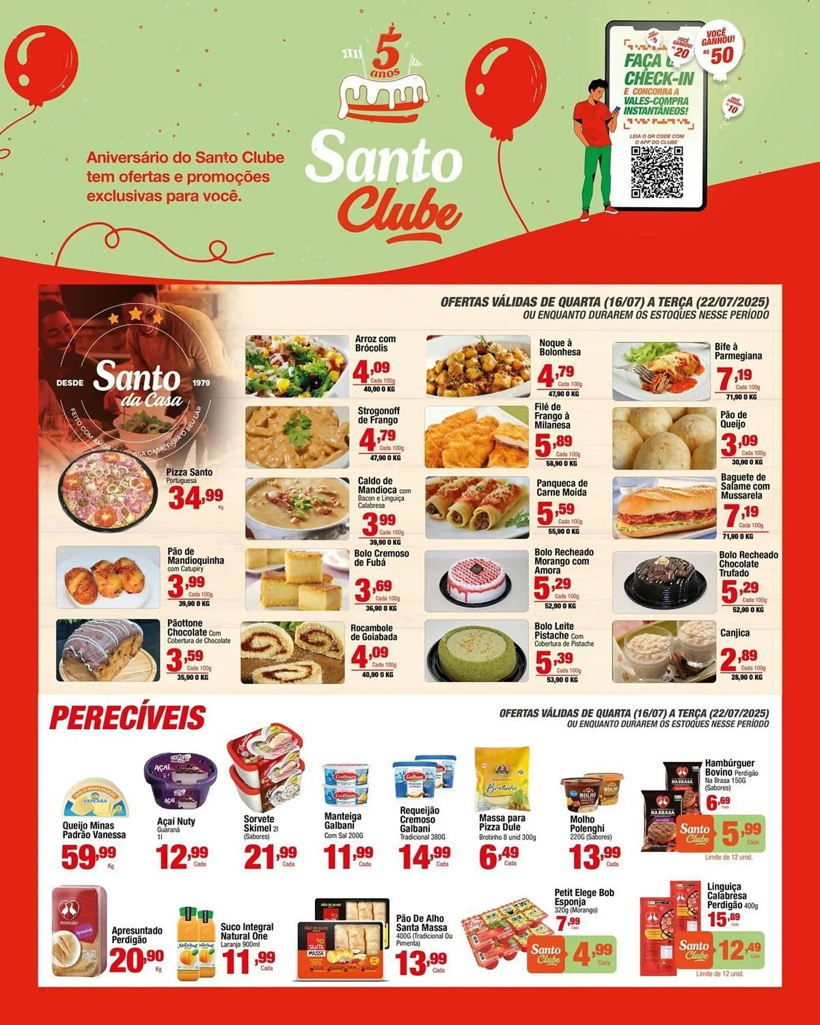 Encarte de Catálogo Santo Supermercados 16 de julho até 22 de julho 2025 - Pagina 5