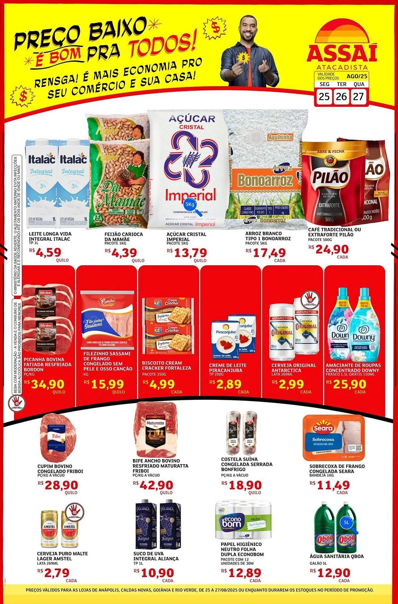 Encarte de Catálogo Assaí Atacadista 26 de agosto até 27 de agosto 2025 - Pagina 1