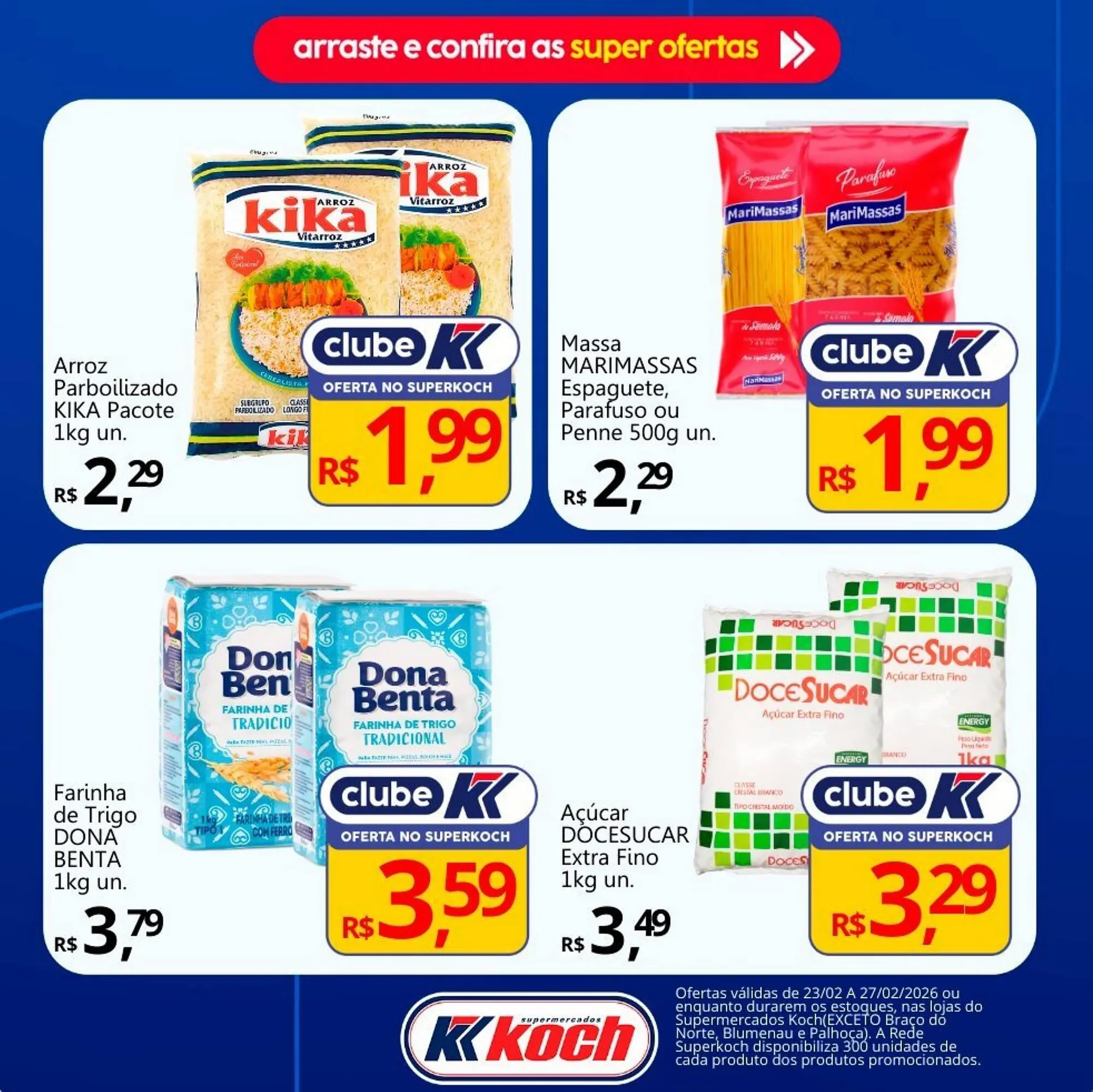 Encarte de Catálogo Supermercados Koch 23 de fevereiro até 27 de fevereiro 2026 - Pagina 2