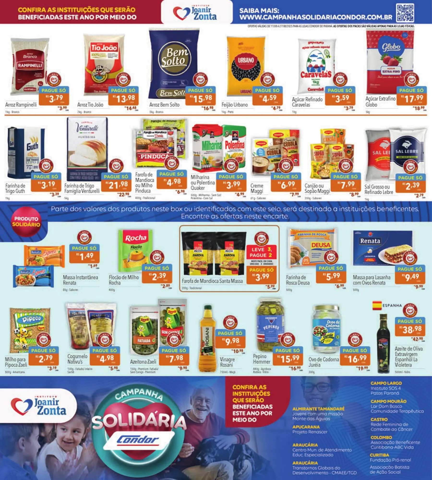 Encarte de Catálogo Supermercados Condor 11 de agosto até 29 de agosto 2025 - Pagina 2
