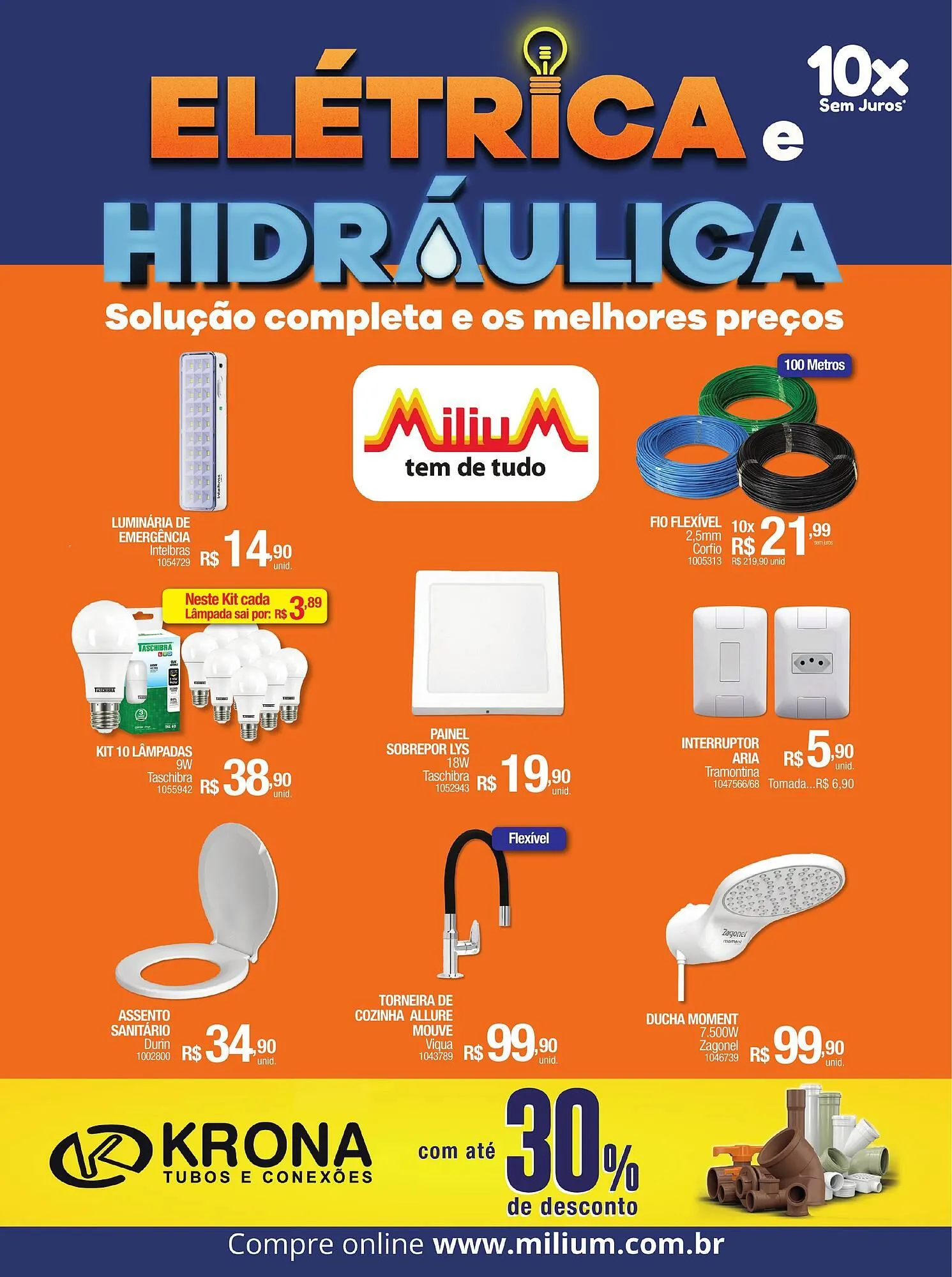 Encarte de Catálogo Milium 16 de março até 11 de maio 2026 - Pagina 1