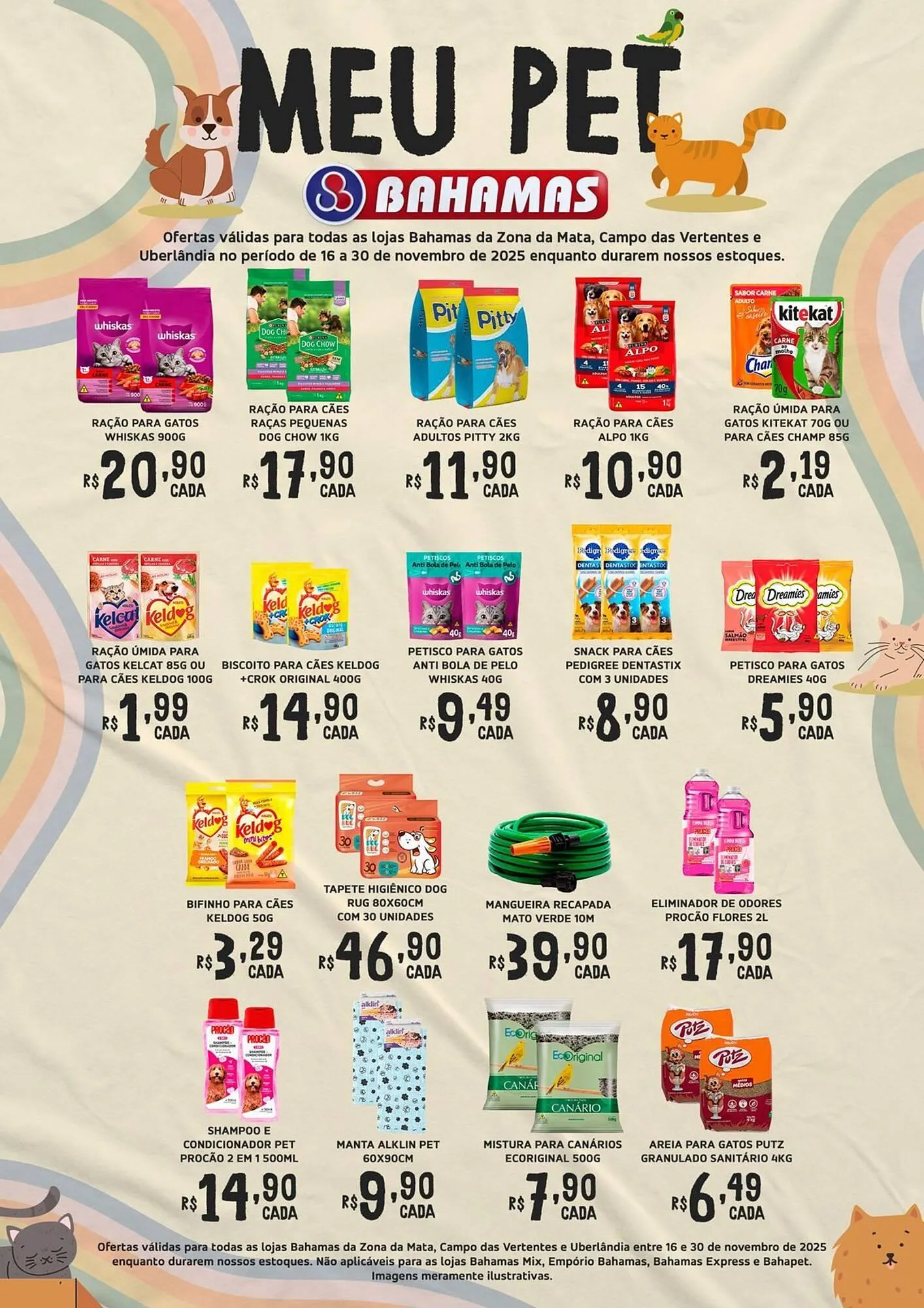 Encarte de Catálogo Bahamas Supermercados 17 de novembro até 30 de novembro 2025 - Pagina 1