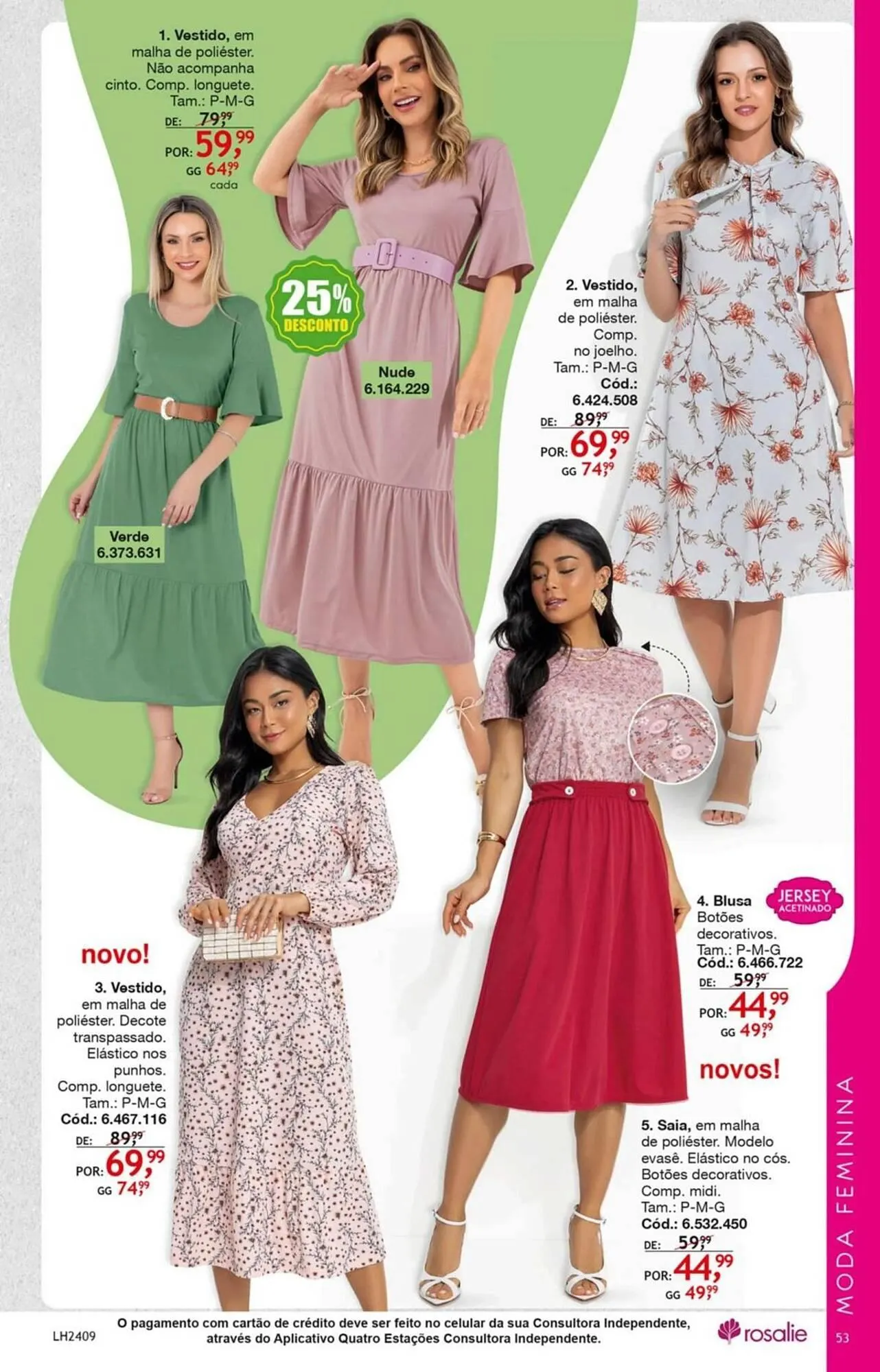 Encarte de Catálogo Quatro Estações 28 de abril até 31 de maio 2025 - Pagina 55