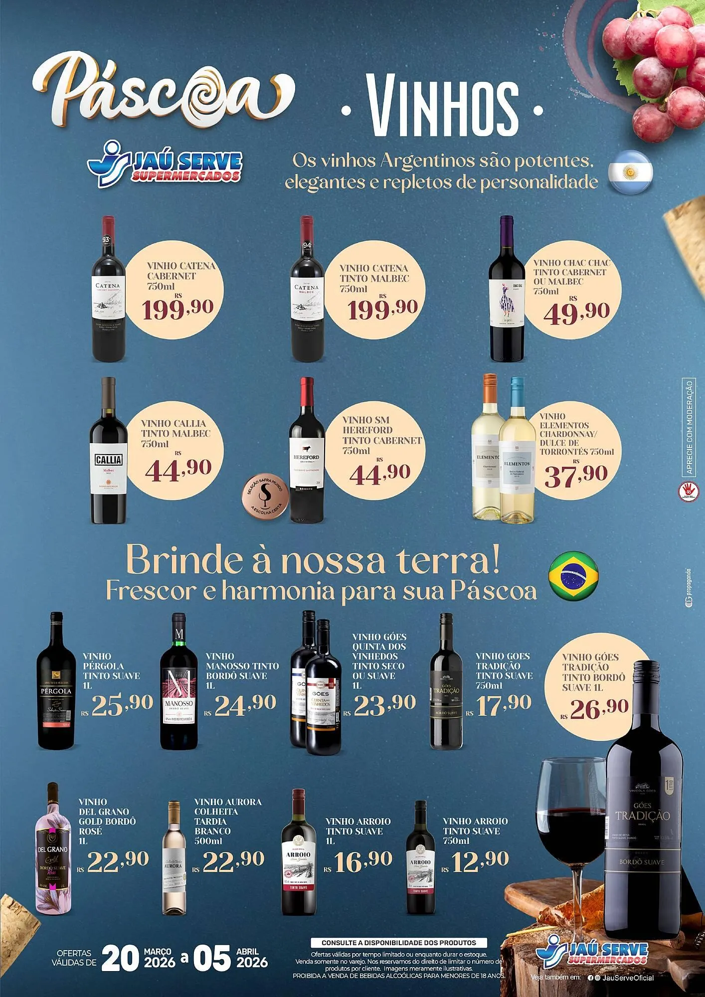 Encarte de Catálogo Supermercados Jau Serve 23 de março até 5 de abril 2026 - Pagina 2