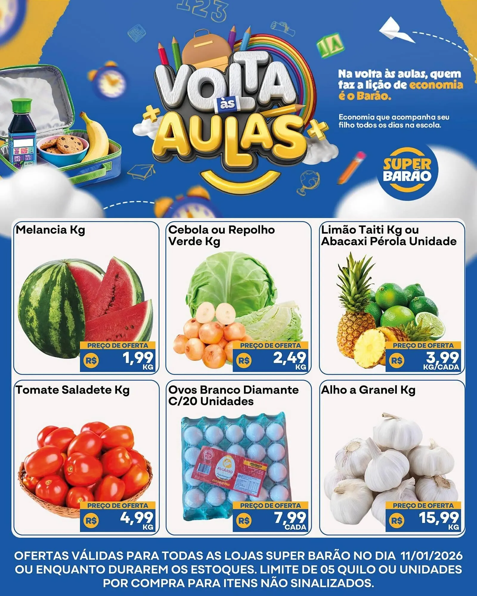 Encarte de Catálogo Super Barão 11 de janeiro até 11 de janeiro 2026 - Pagina 1