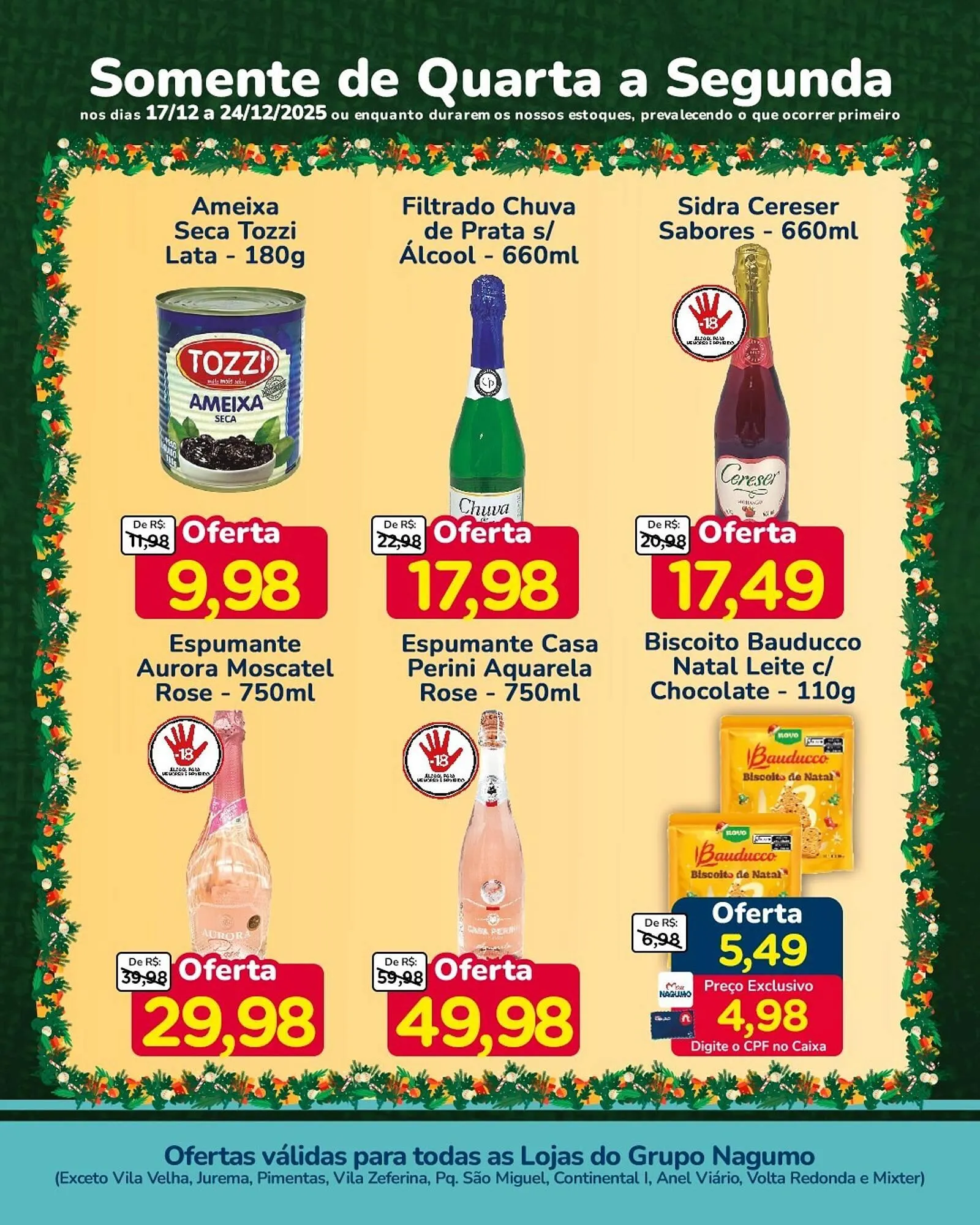 Encarte de Folheto Nagumo 18 de dezembro até 24 de dezembro 2025 - Pagina 3