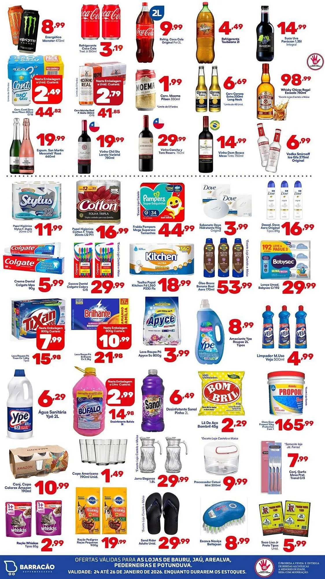 Encarte de Catálogo Barracão Supermercado 24 de janeiro até 26 de janeiro 2026 - Pagina 4