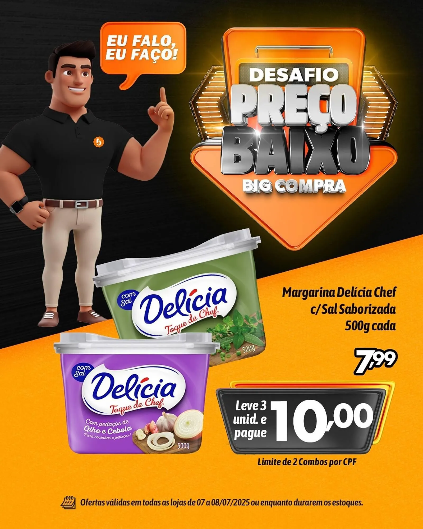 Encarte de Catálogo Supermercados Big Compra 7 de julho até 8 de julho 2025 - Pagina 1