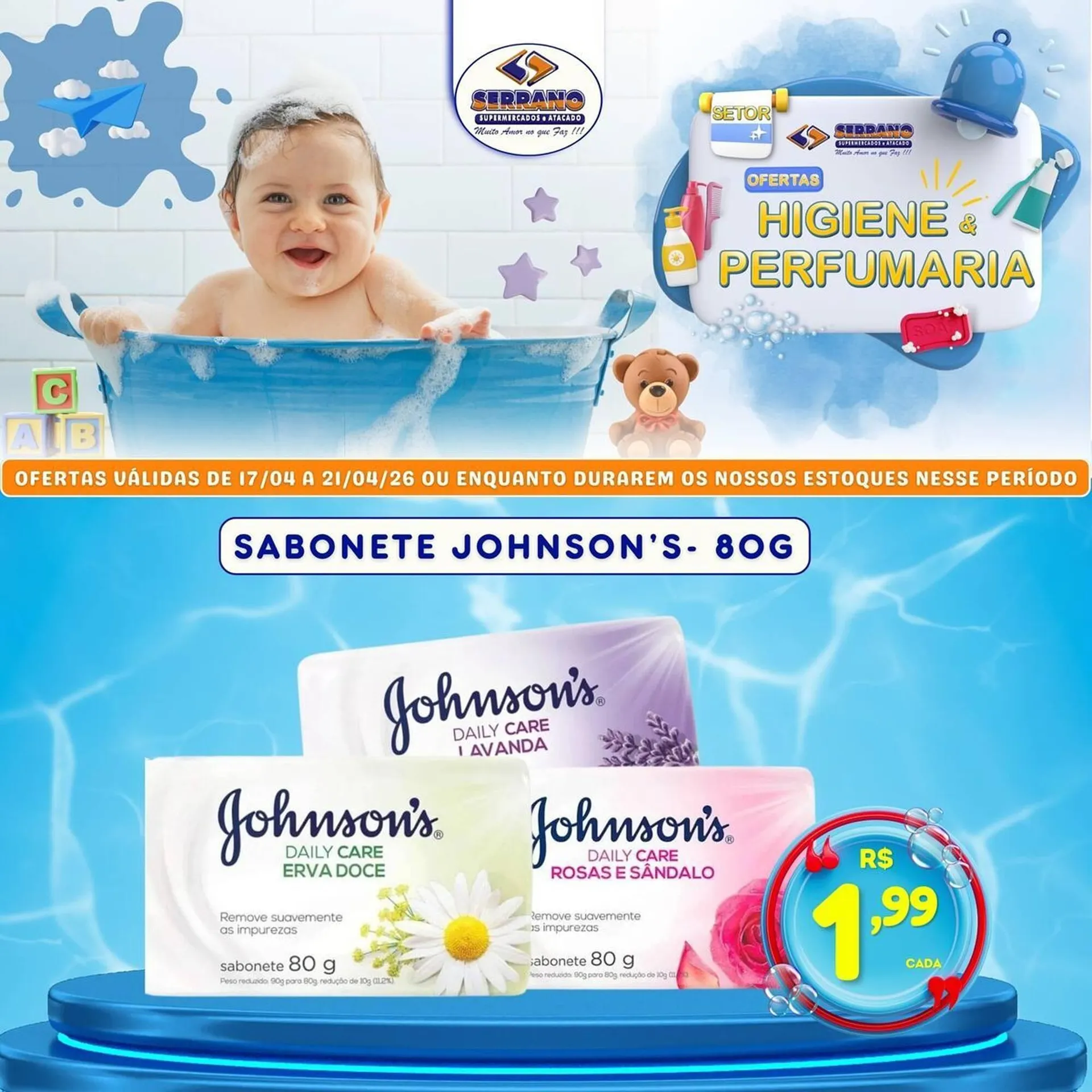 Encarte de Catálogo Serrano Supermercado 17 de abril até 21 de abril 2026 - Pagina 4