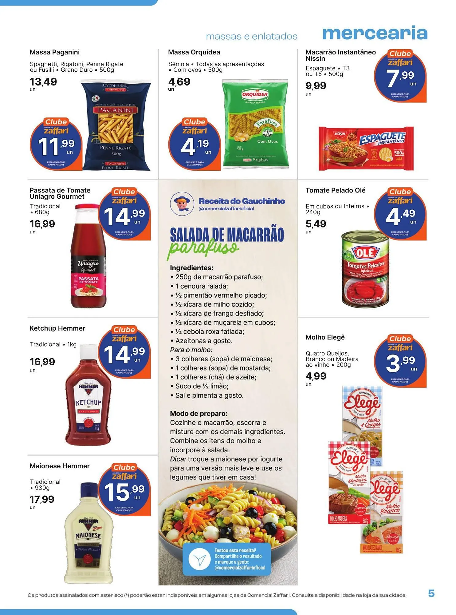 Encarte de Catálogo Comercial Zaffari 17 de abril até 24 de abril 2025 - Pagina 5