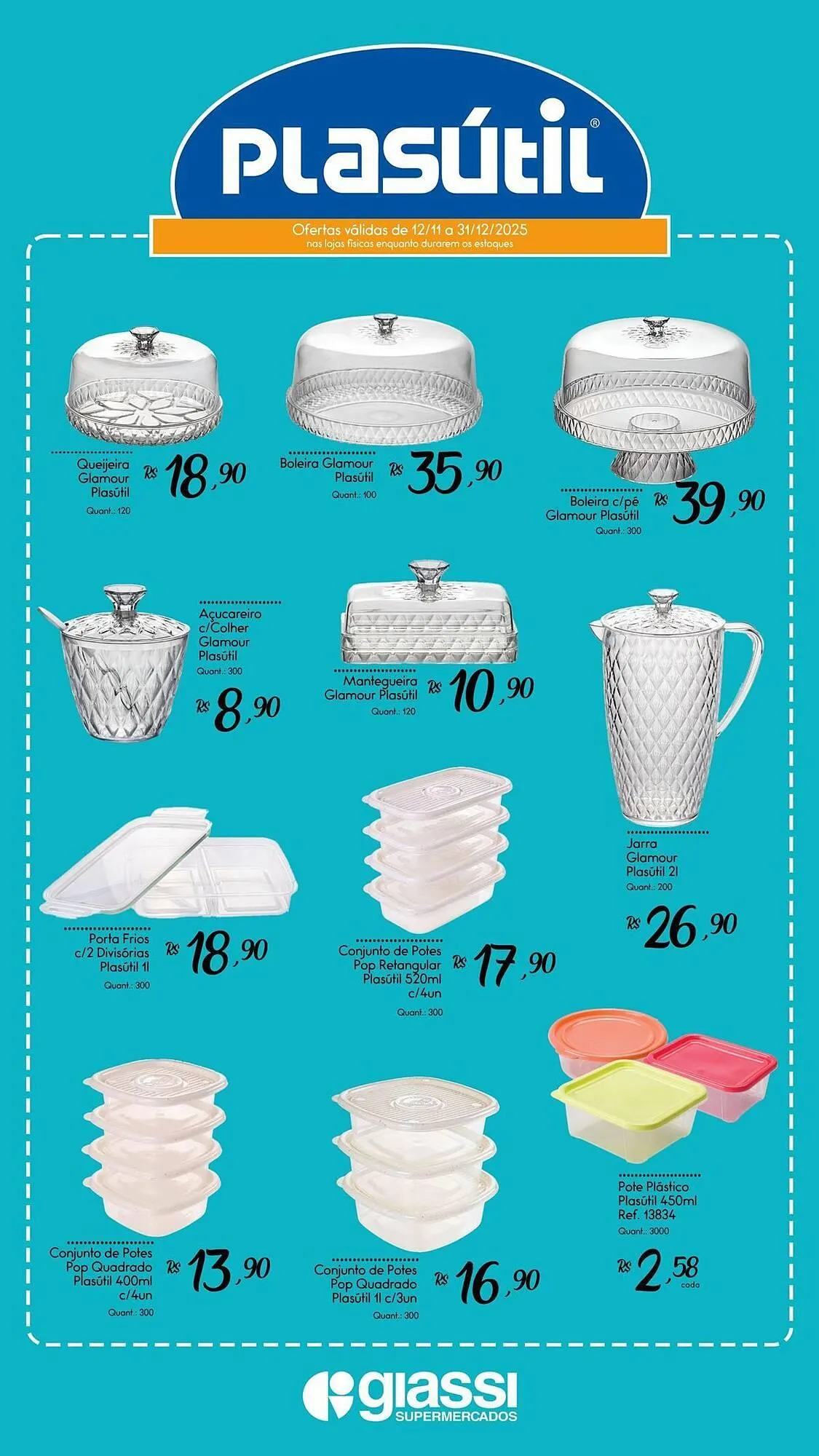 Encarte de Encarte Giassi Supermercados 12 de novembro até 31 de dezembro 2025 - Pagina 1