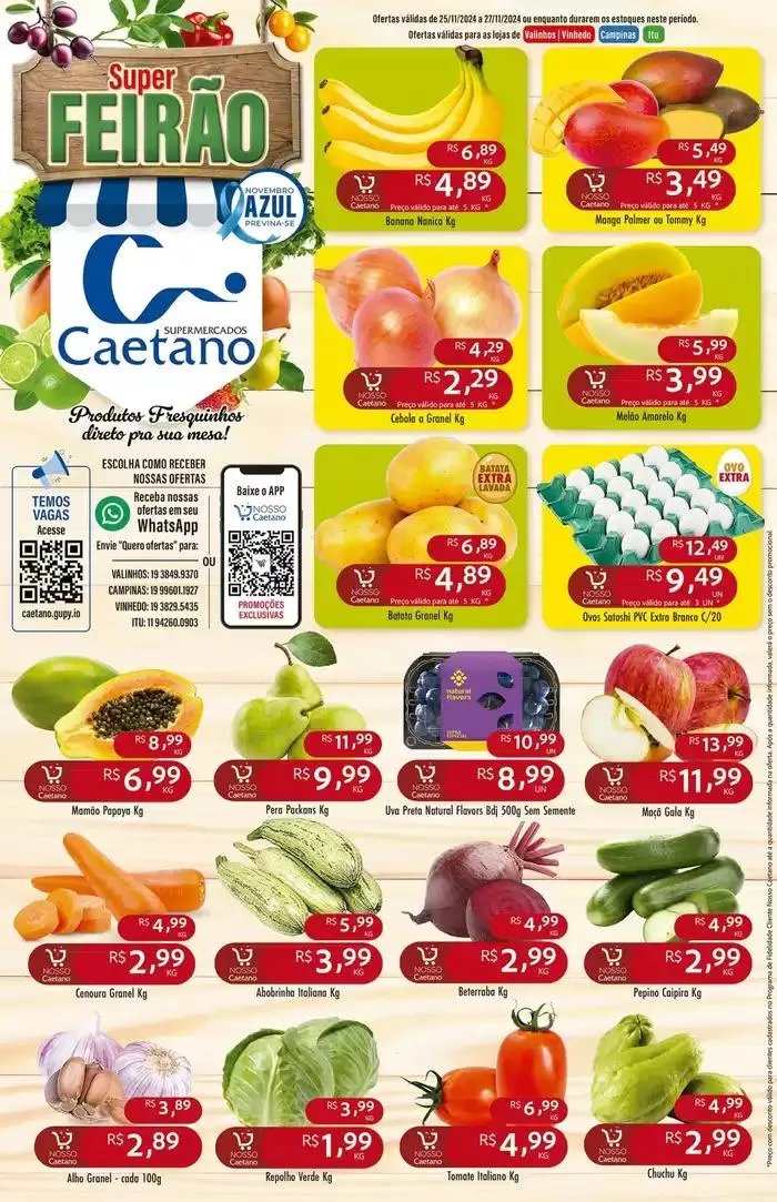 Encarte de Encarte Supermercados Caetano 25 de novembro até 27 de novembro 2024 - Pagina 2