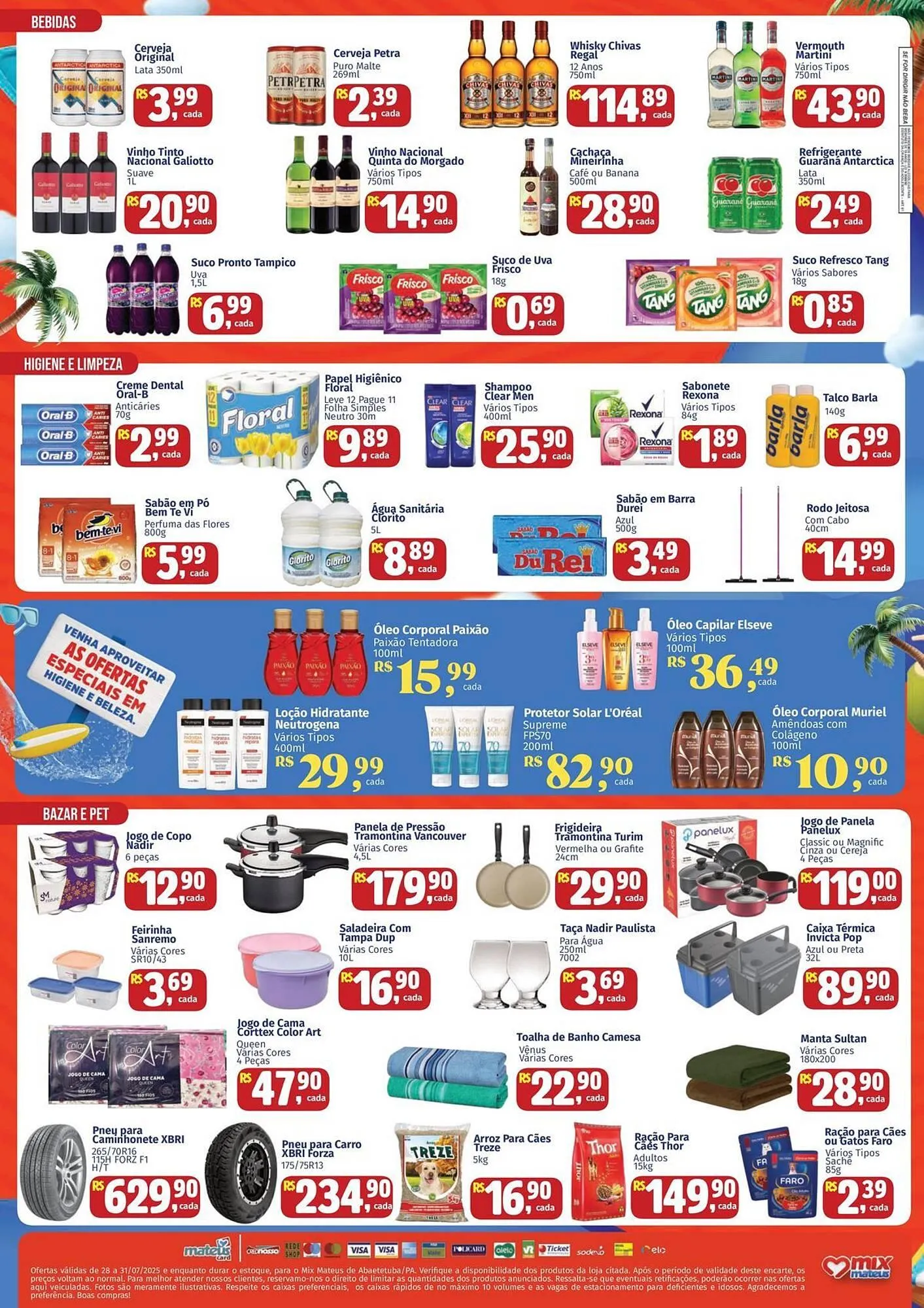Encarte de Catálogo Supermercados Mateus 28 de julho até 31 de julho 2025 - Pagina 2
