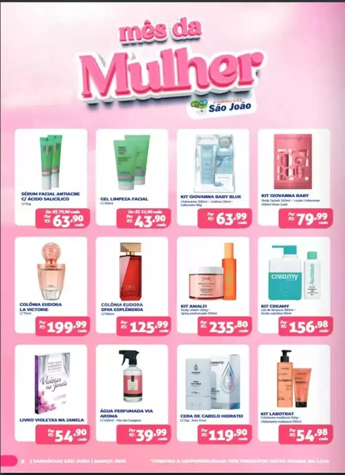 Encarte de Farmácia São João Marco 2025! 4 de março até 31 de março 2025 - Pagina 2