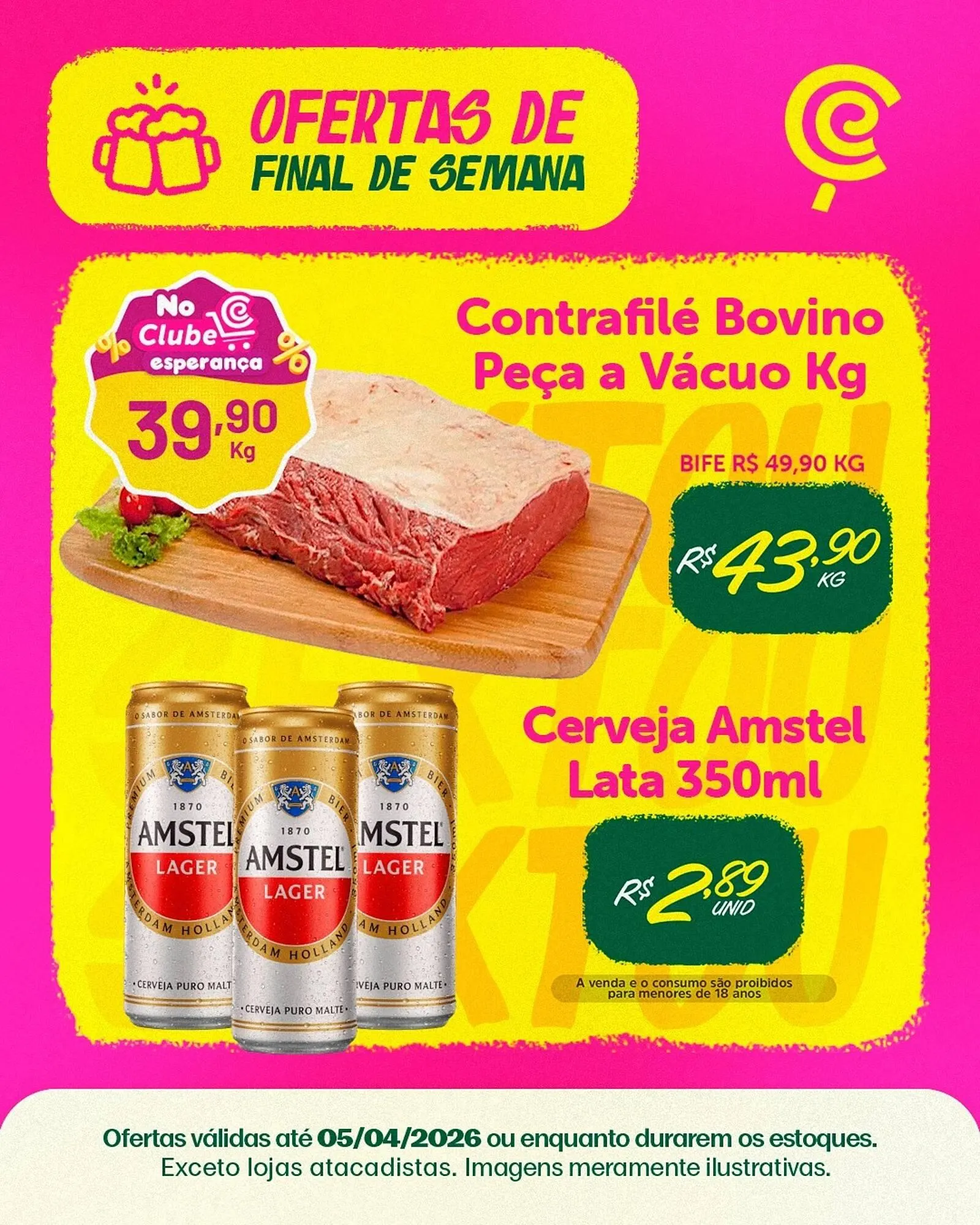 Encarte de Folheto Comercial Esperança 3 de abril até 5 de abril 2026 - Pagina 1