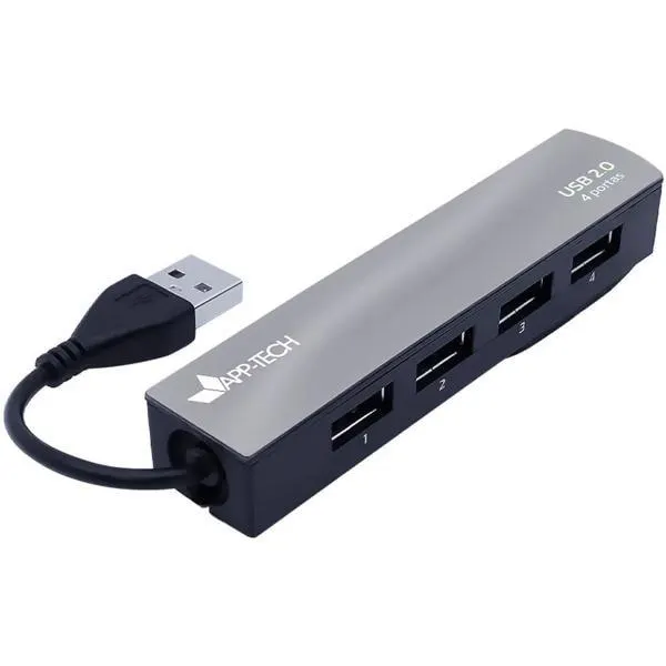 Hub usb 4 portas 2.0, espelhado, EU-152, App-tech - 1 UN