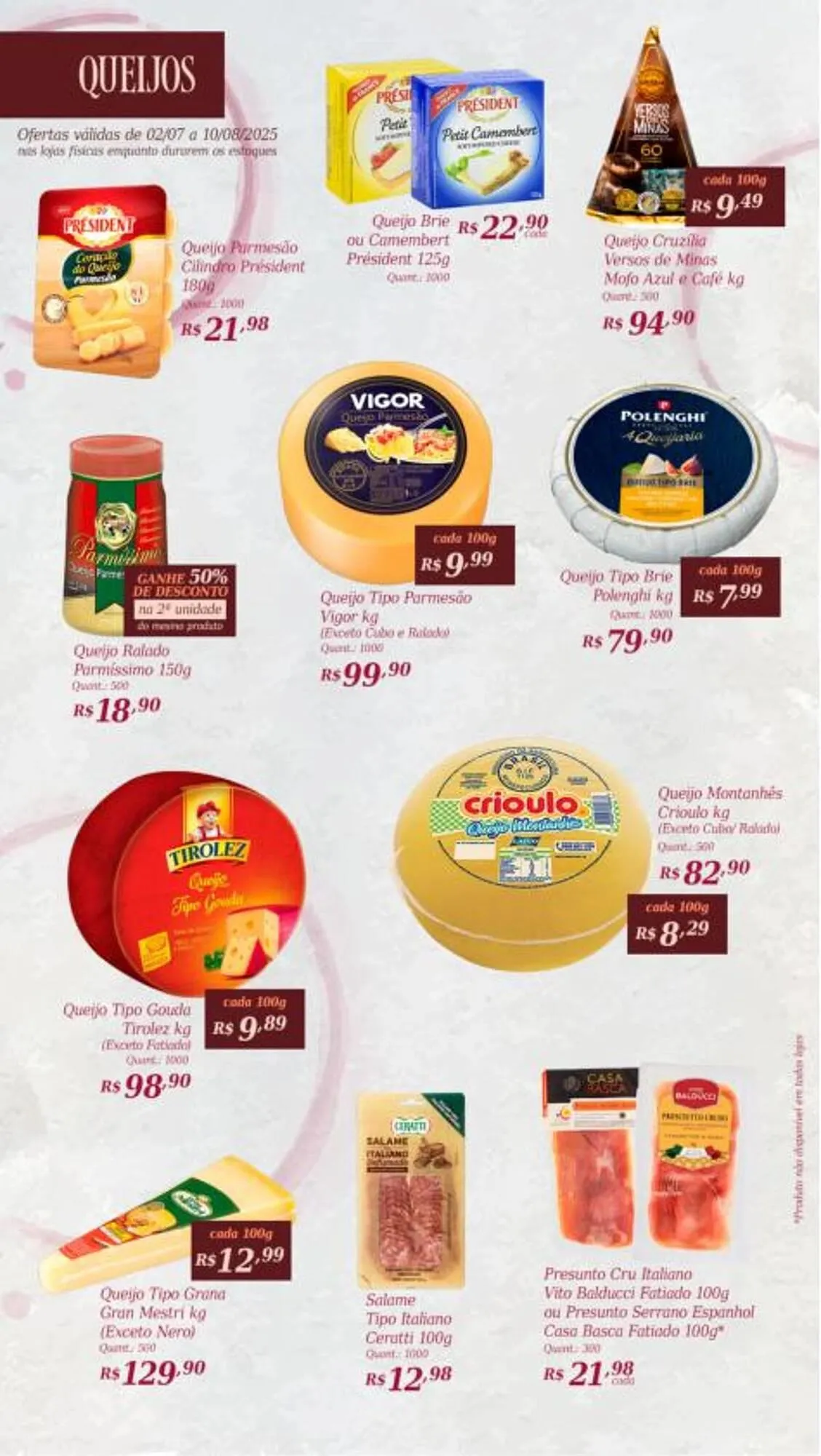 Encarte de Catálogo Giassi Supermercados 2 de julho até 10 de agosto 2025 - Pagina 12