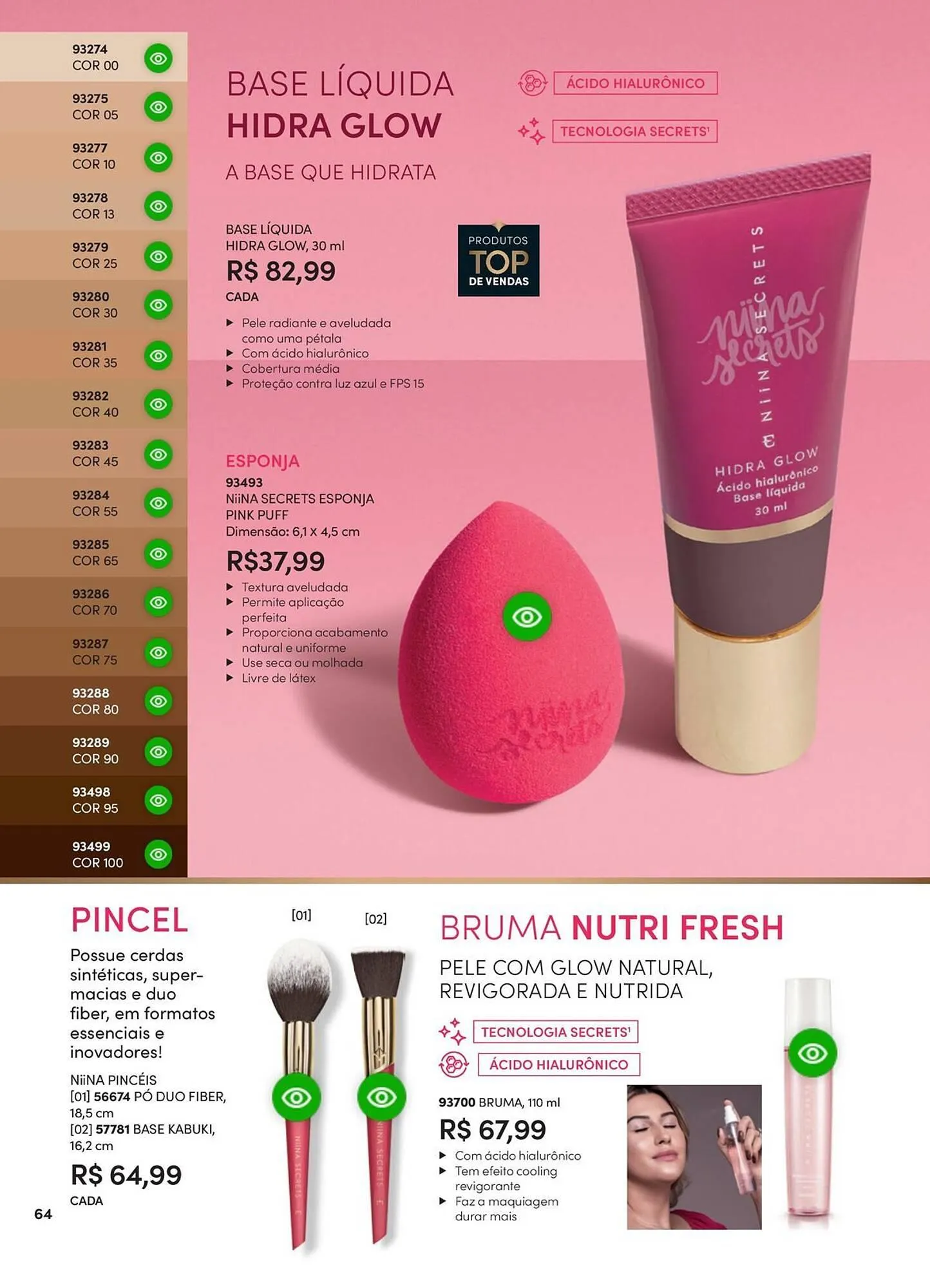 Encarte de Catálogo Eudora 23 de abril até 30 de junho 2025 - Pagina 74