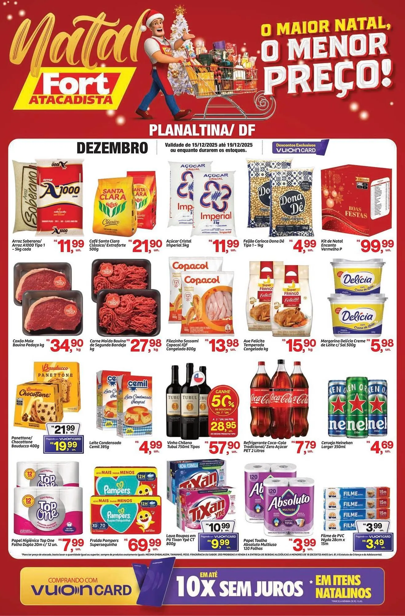 Encarte de Tabloide Fort Atacadista 15 de dezembro até 19 de dezembro 2025 - Pagina 1