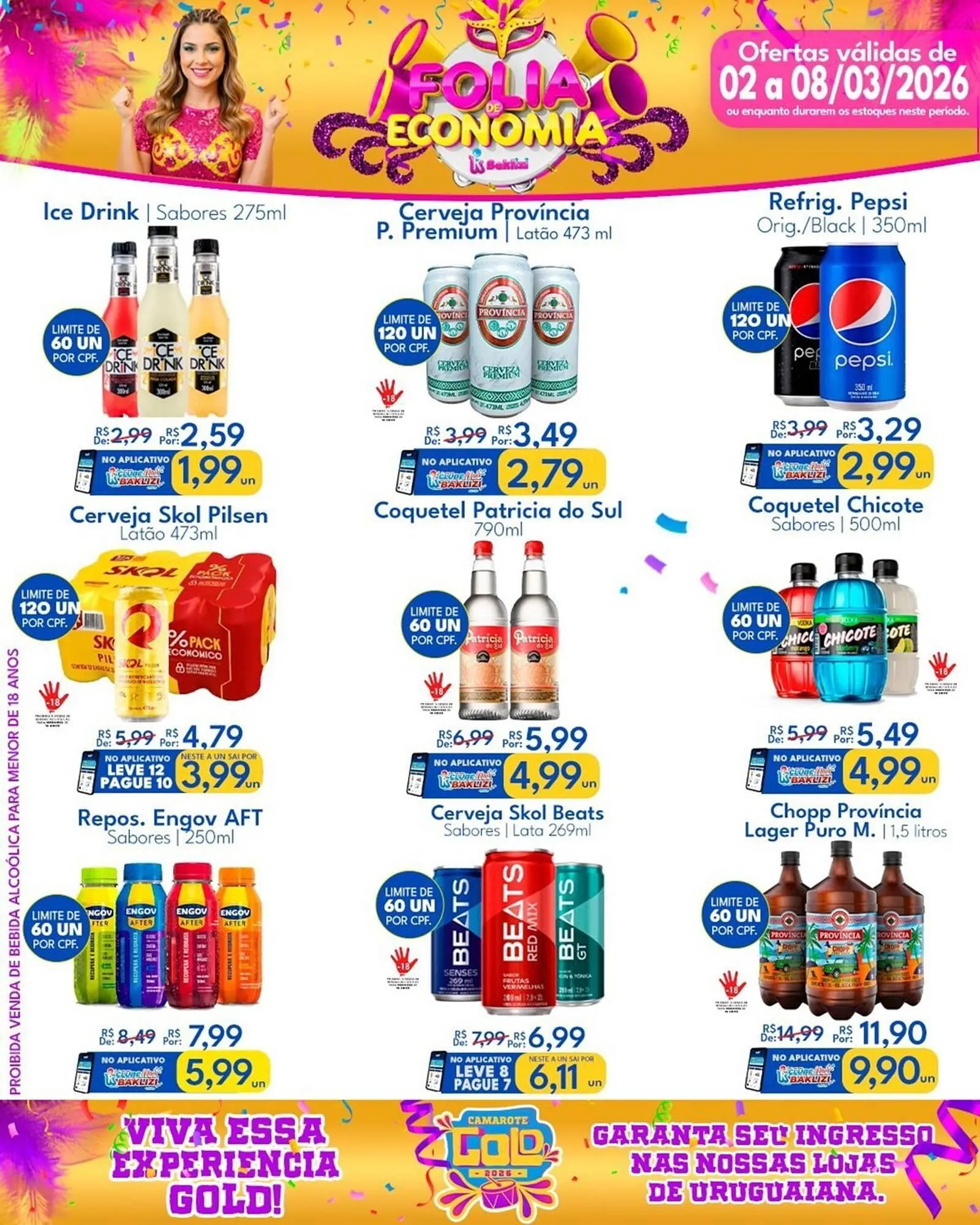 Encarte de Catálogo Supermercados Baklizi 2 de março até 8 de março 2026 - Pagina 1