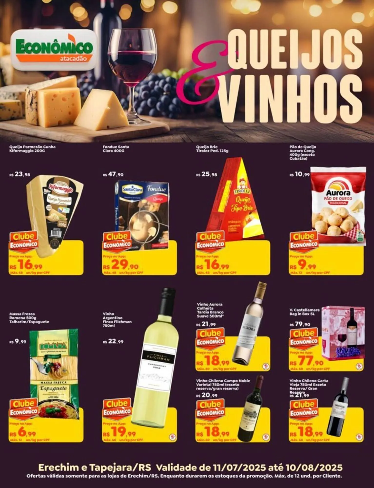 Encarte de Catálogo Econômico Atacadão 11 de julho até 10 de agosto 2025 - Pagina 1