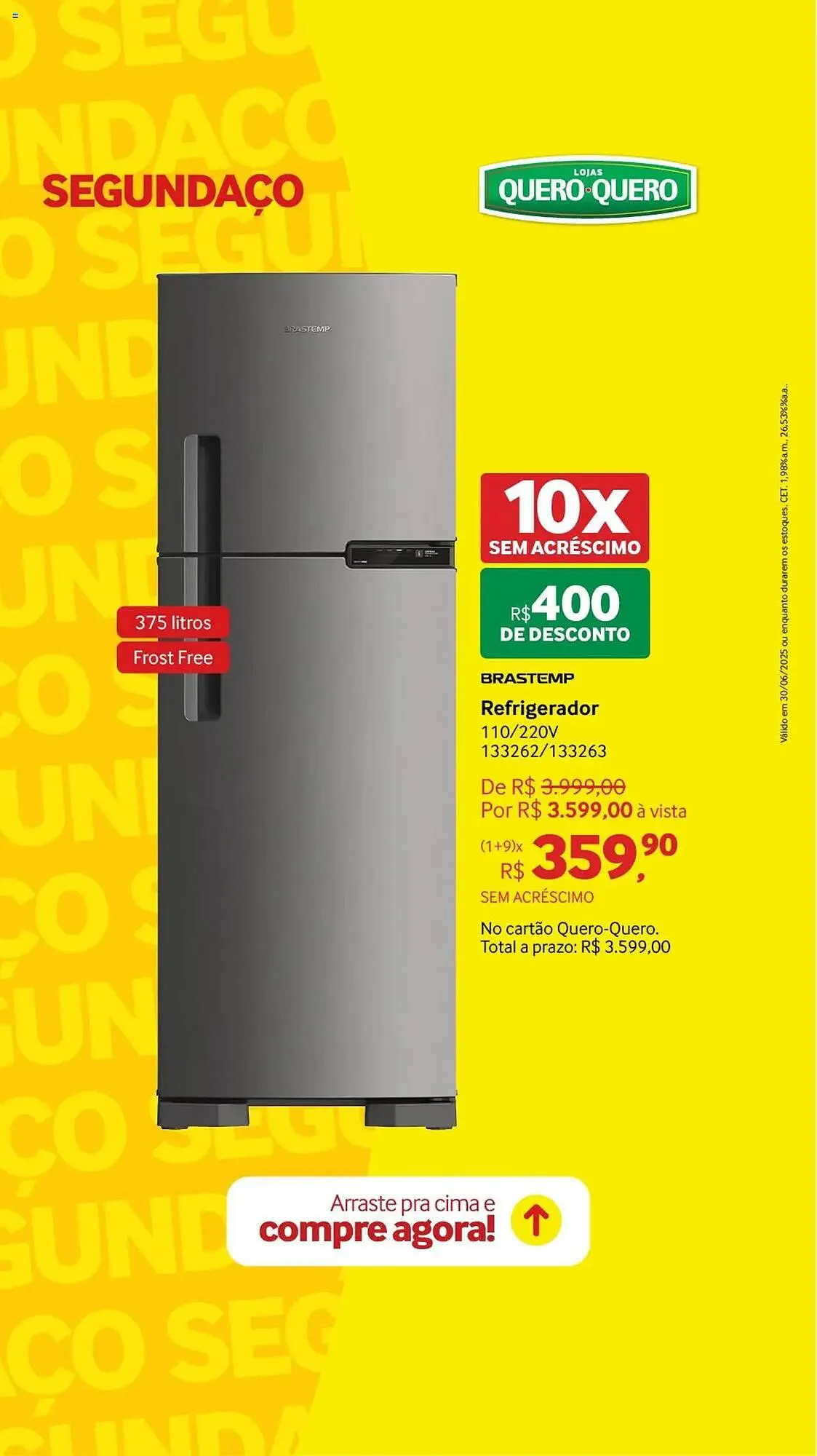 Encarte de Catálogo Quero Quero 30 de junho até 1 de julho 2025 - Pagina 1