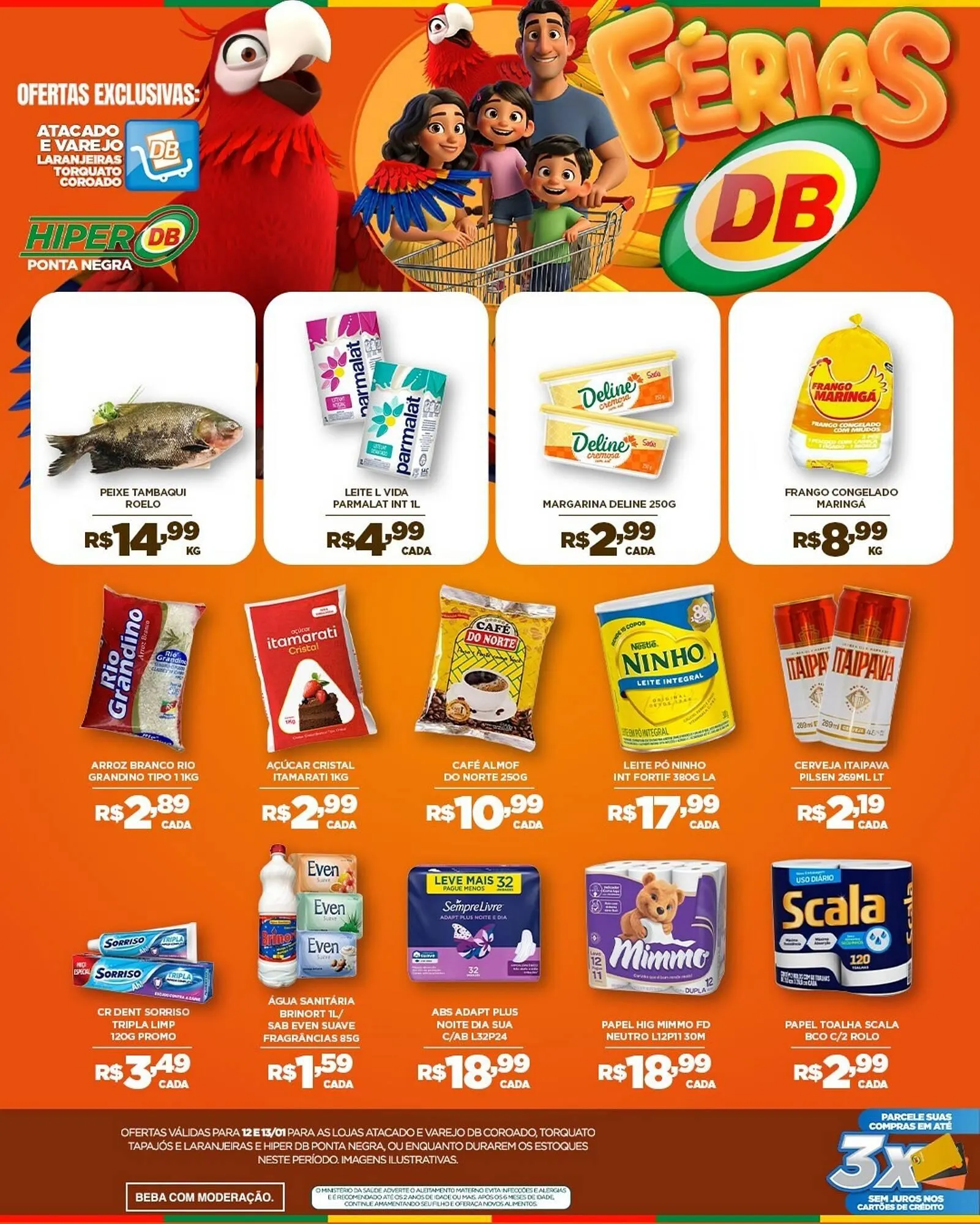Encarte de Catálogo DB Supermercados 12 de janeiro até 13 de janeiro 2026 - Pagina 3