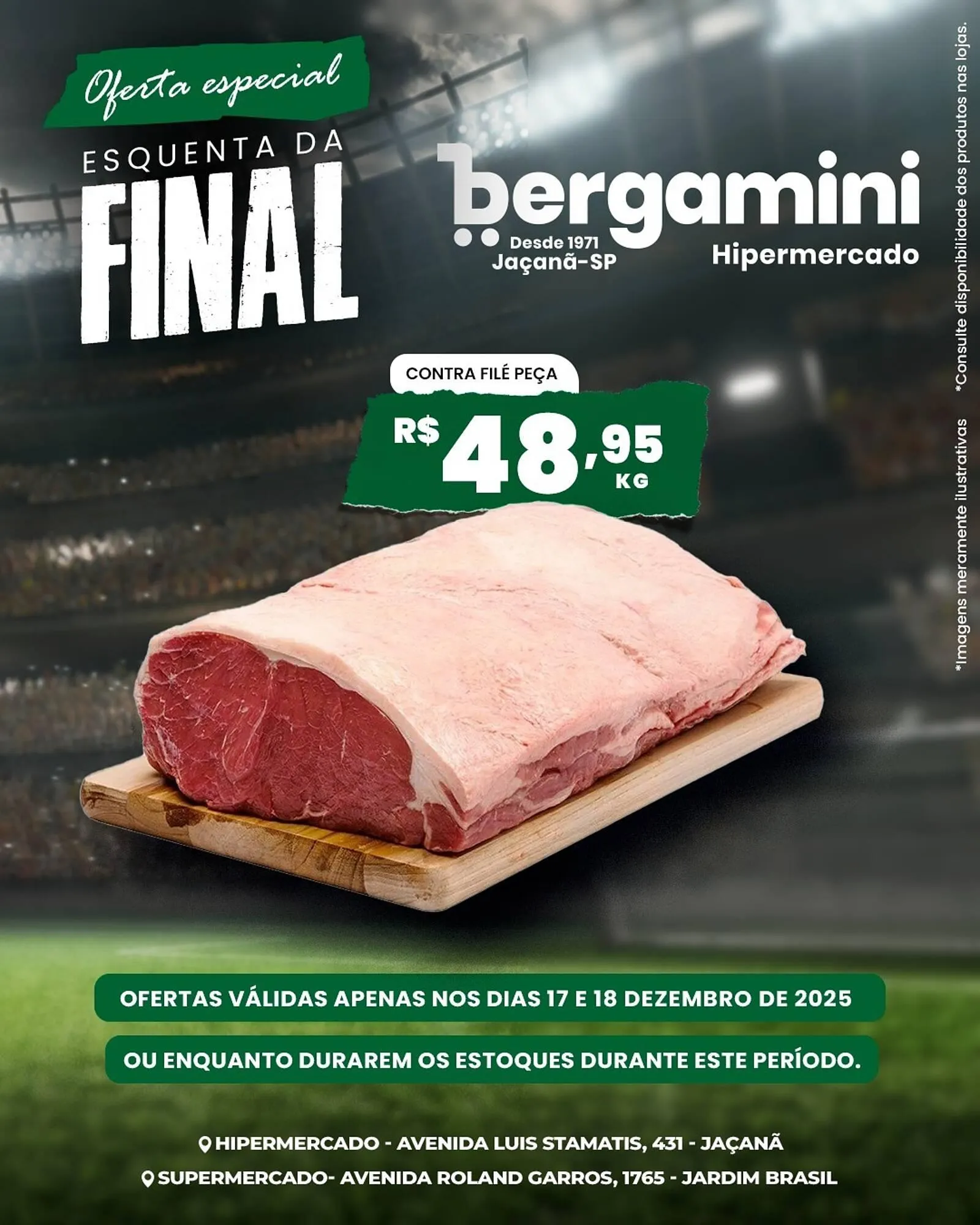 Encarte de Catálogo Supermercado Bergamini 17 de dezembro até 18 de dezembro 2025 - Pagina 1