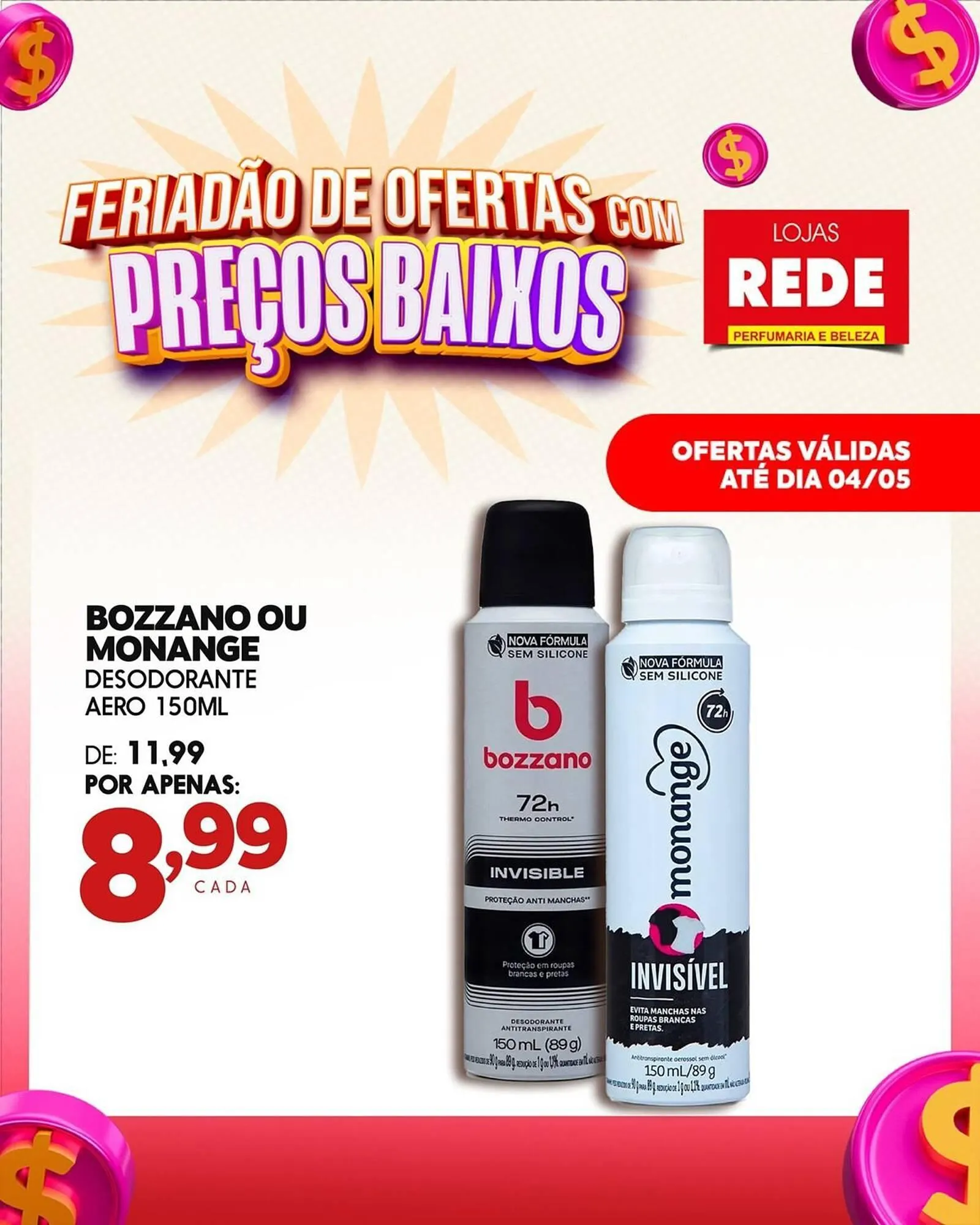 Encarte de Catálogo Lojas Rede 29 de abril até 4 de maio 2025 - Pagina 1