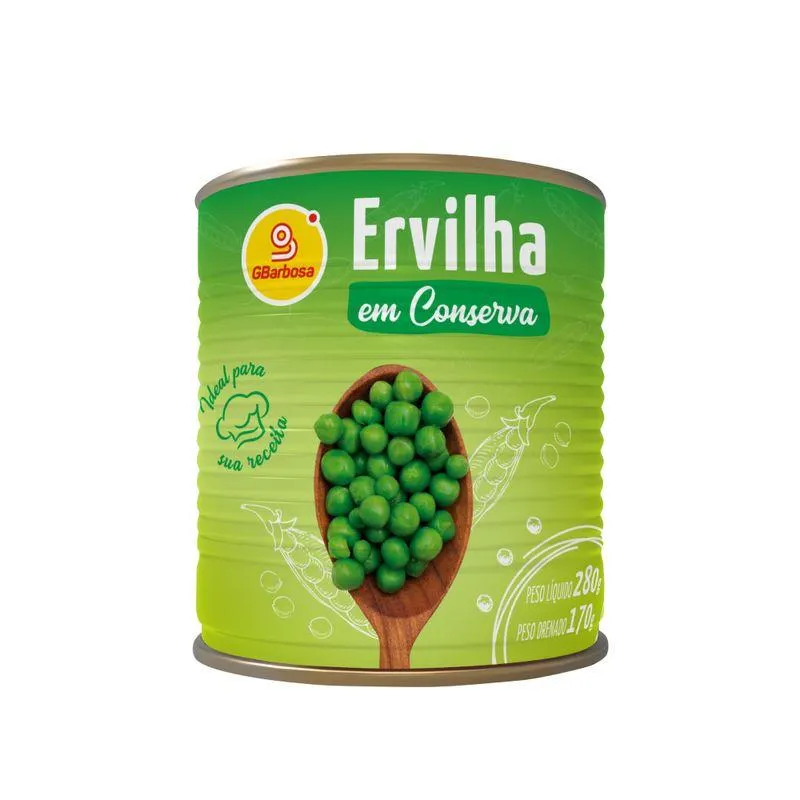 Ervilha GBarbosa Lata 170g